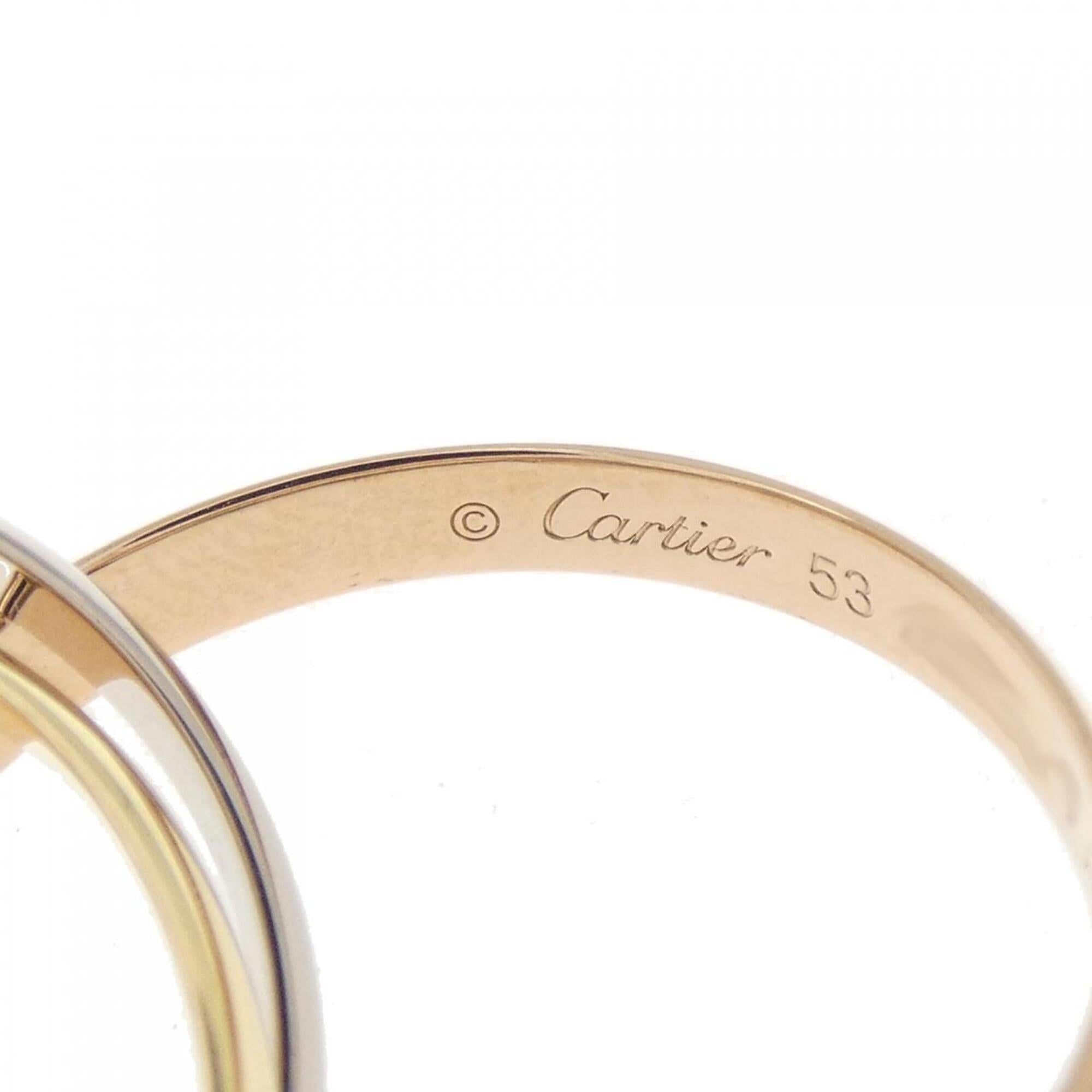 Cartier Yellow Gold (18K) Pink Gold (18K) White Gold (18K) Band Ring (Pre-Owned)