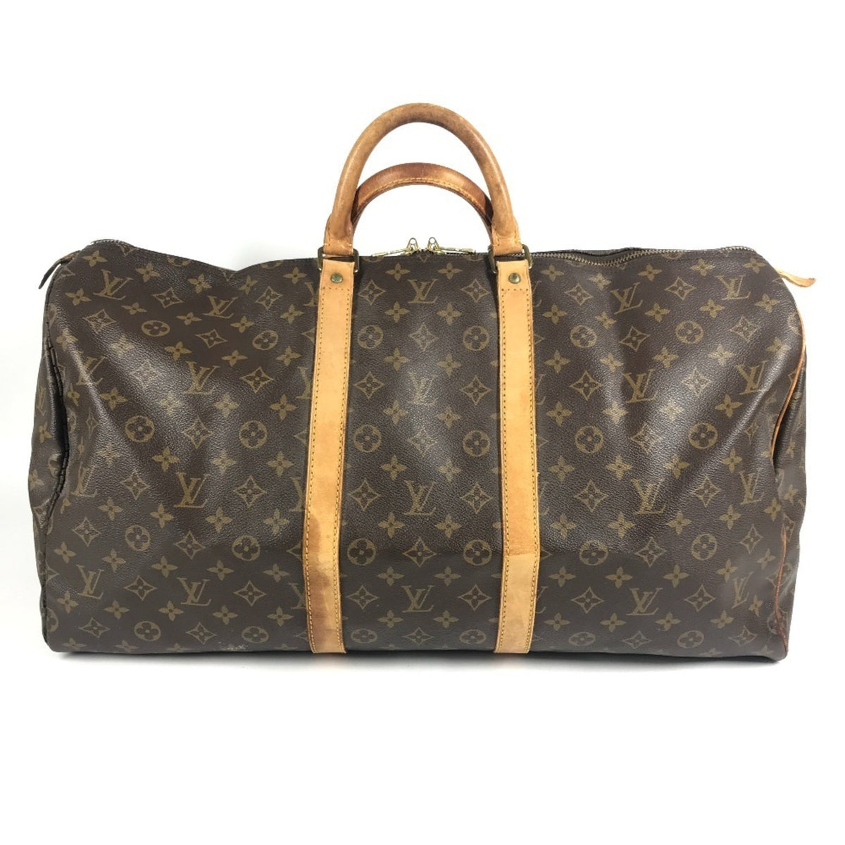 Louis Vuitton Brown Monogram Monogram Boston Bag Handbag (Pre-Owned)