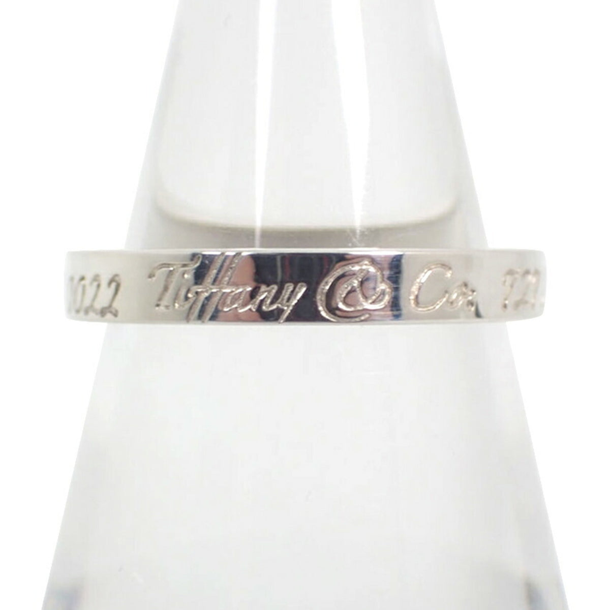 Tiffany Sterling Silver 925 Band Ring (Pre-Owned)