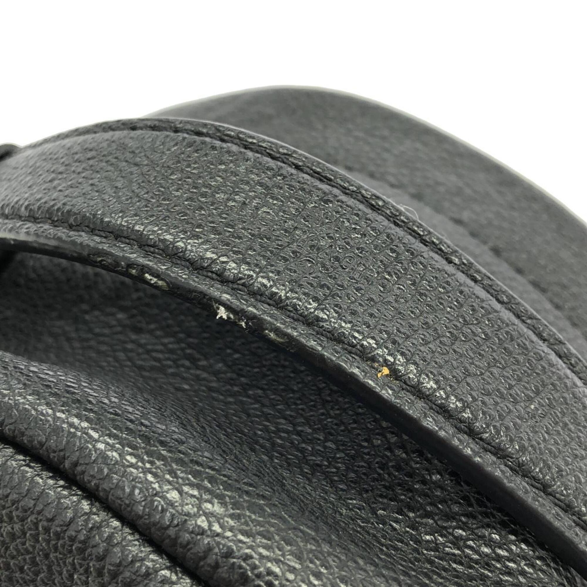 Louis Vuitton Black Leather Backpack (Pre-Owned)