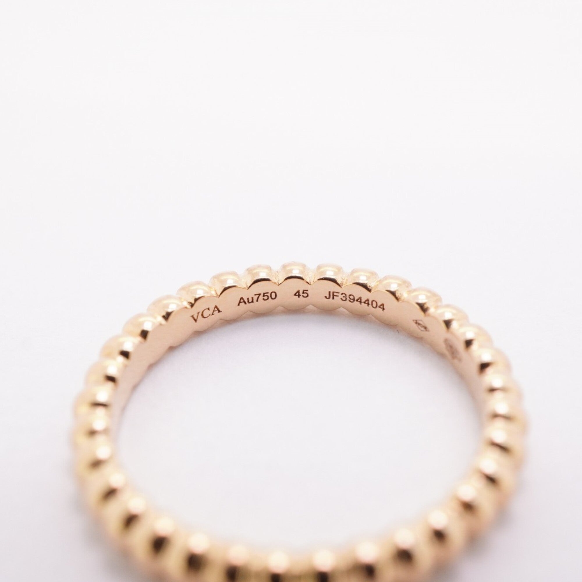 Van Cleef & Arpels Pink Gold (18K) Band Ring (Pre-Owned)
