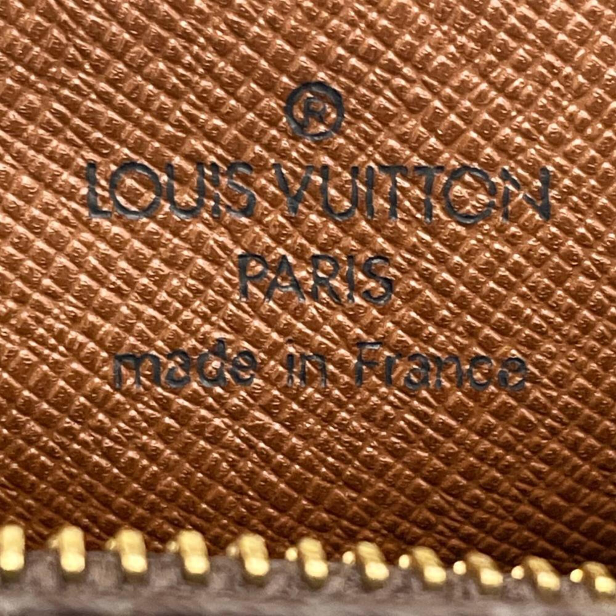 Louis Vuitton Brown Monogram Canvas Handbag Pouch (Pre-Owned)