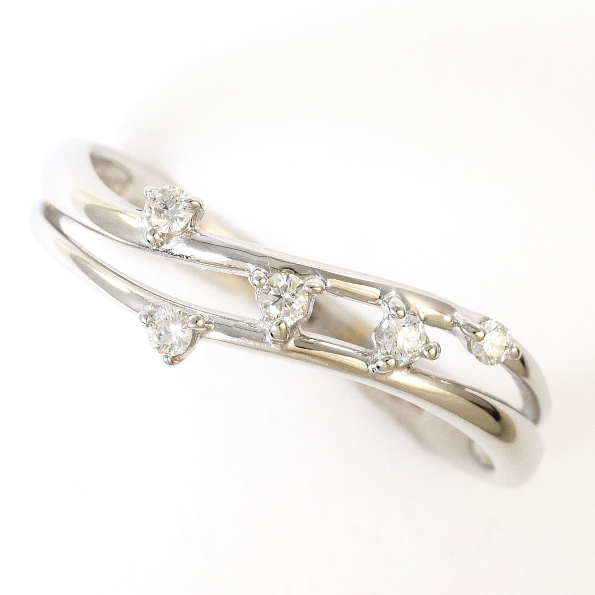 Unbranded White Gold White Gold (14K) Band Ring (Pre-Owned)