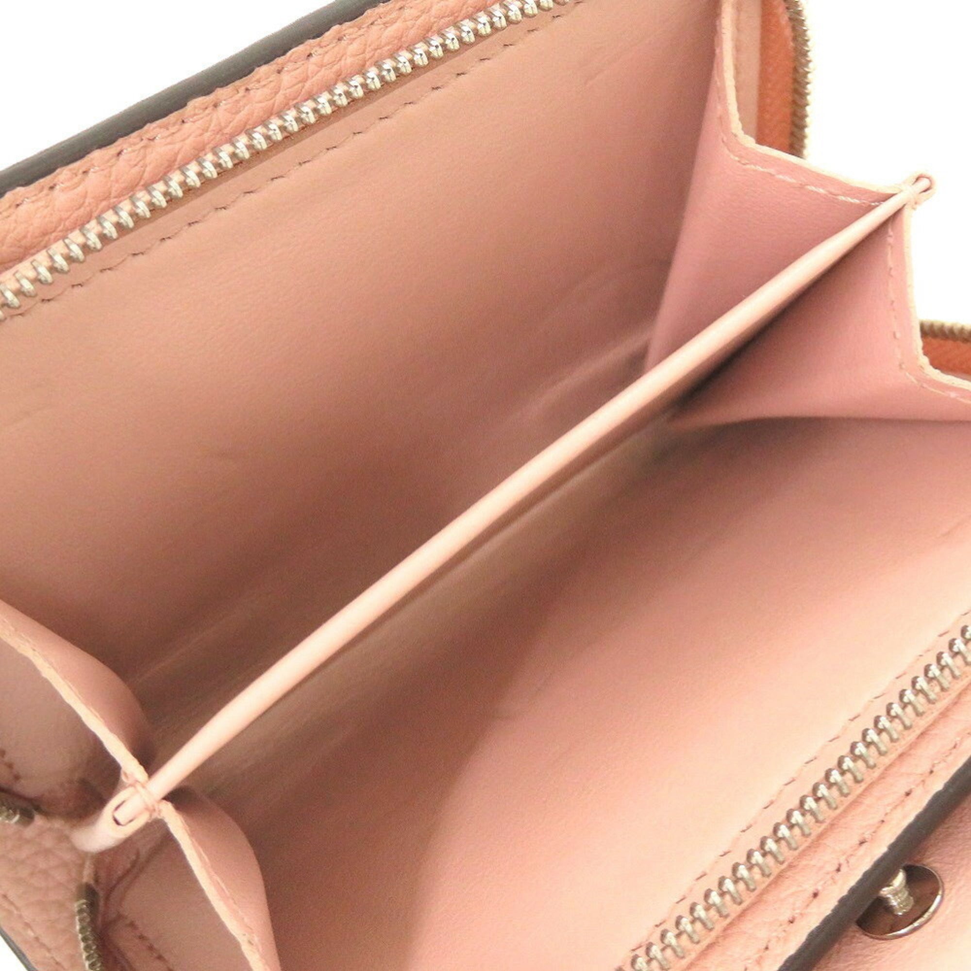 Louis Vuitton Magnolia Pink Mahina Leather Wallet (Bi-Fold) (Pre-Owned)