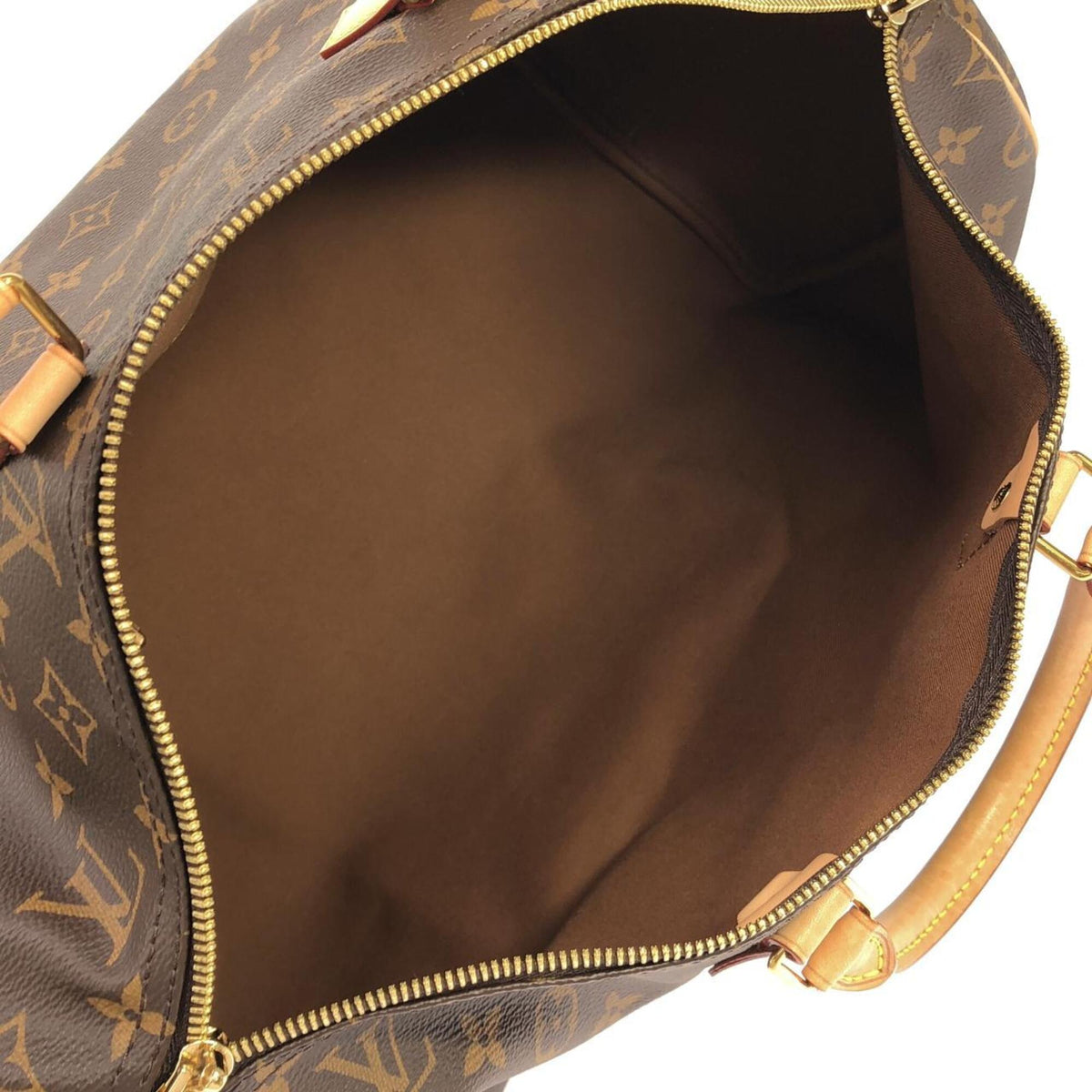 Louis Vuitton Brown Coated Canvas Boston Bag (Pre-Owned)