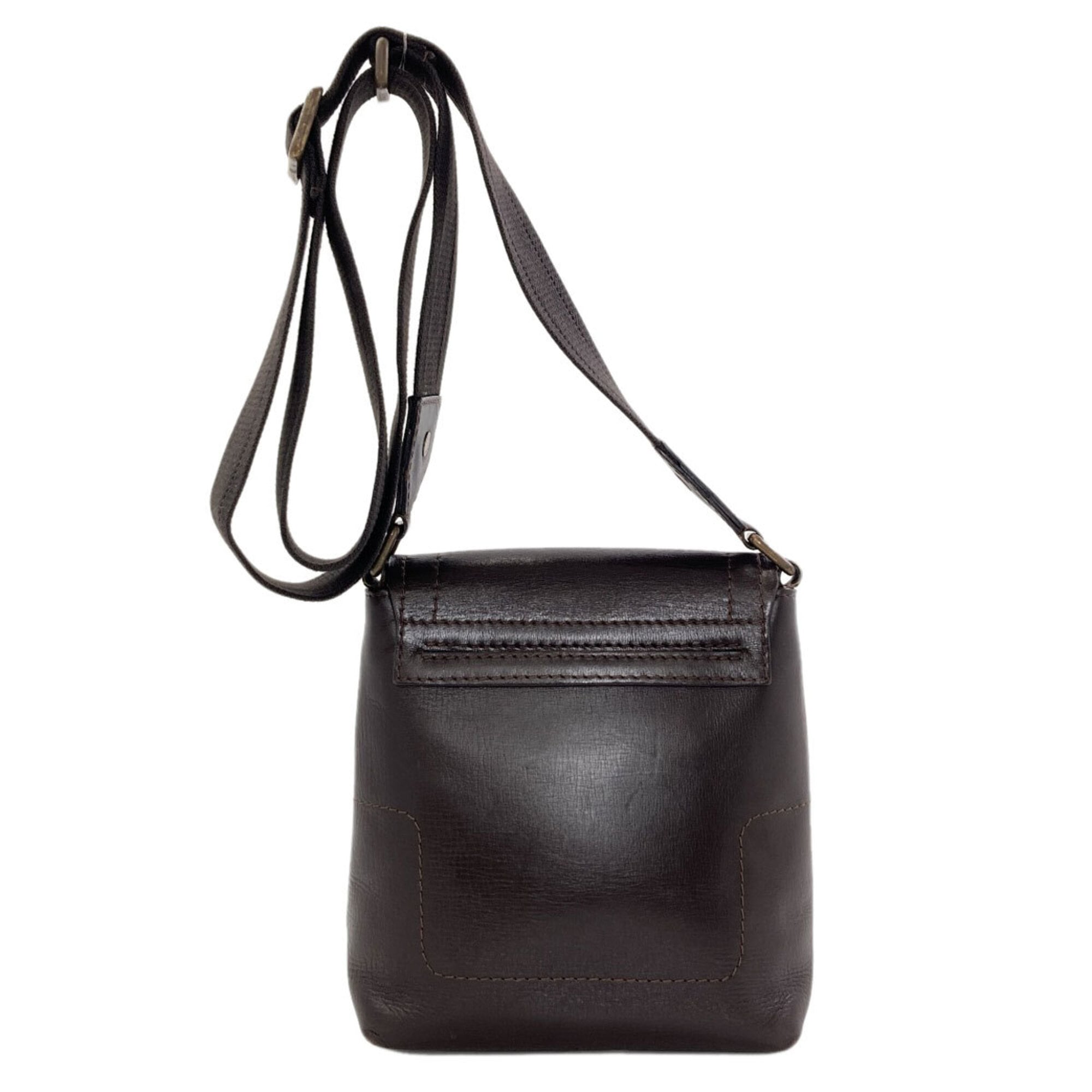 Louis Vuitton Dark Brown Utah Leather Leather Shoulder Bag (Pre-Owned)