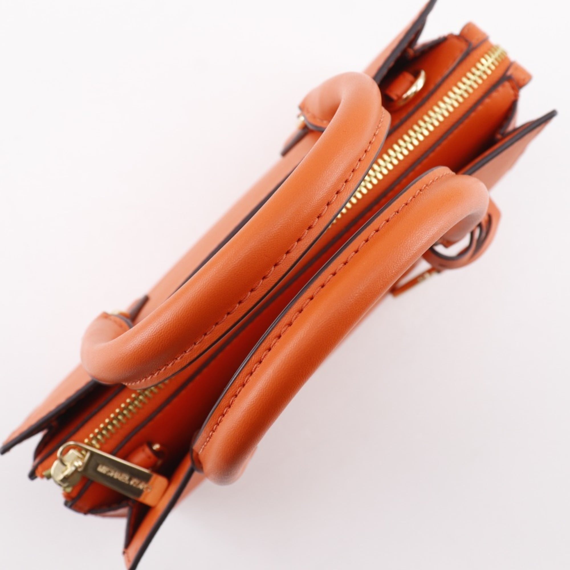 Michael Kors Orange Leather Handbag (Pre-Owned)