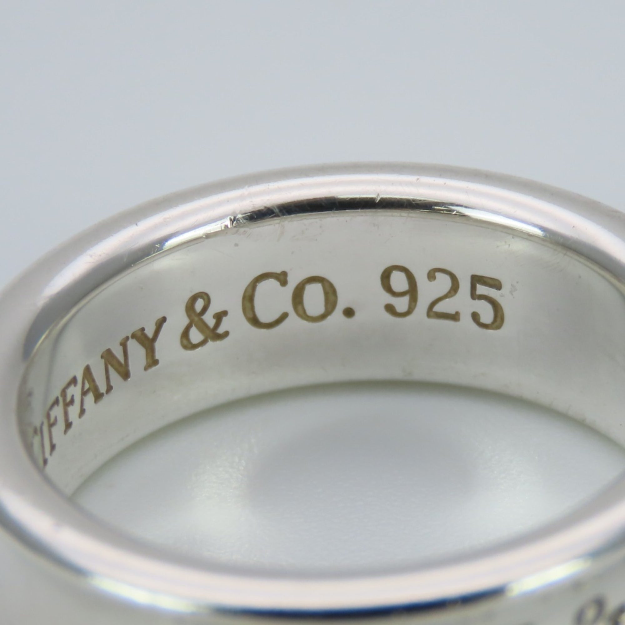 Tiffany Silver Silver 925 Band Ring (Pre-Owned)