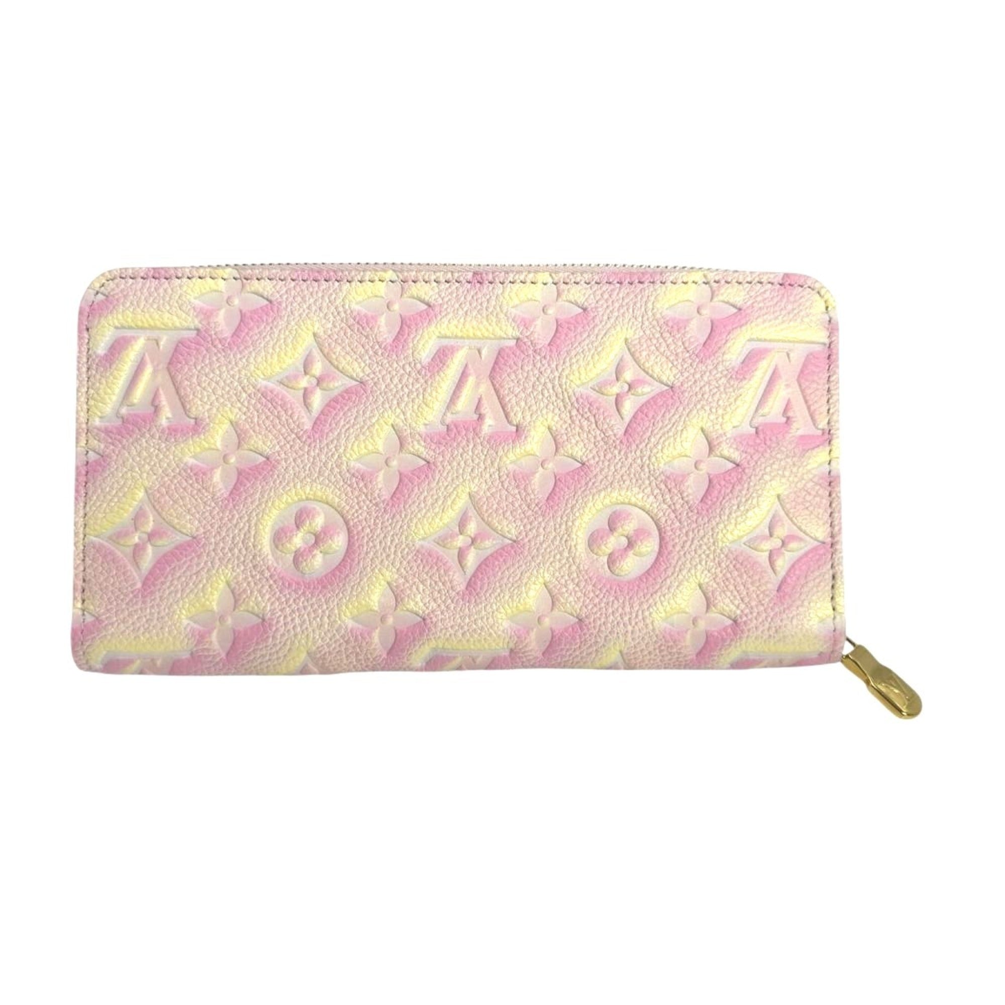 Louis Vuitton Monogram Empreinte Pink Monogram Empreinte Long Wallet (Bi-Fold) (Pre-Owned)