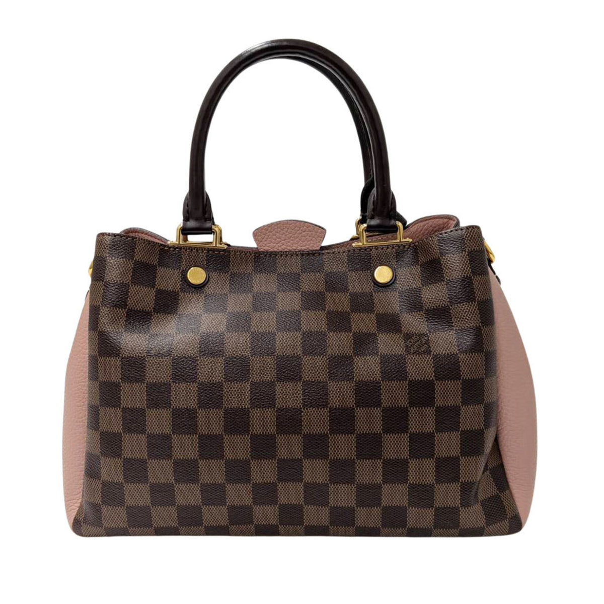 Louis Vuitton Brown Damier Canvas Magnolia Pink Damier Canvas Handbag Shoulder Bag (Pre-Owned)