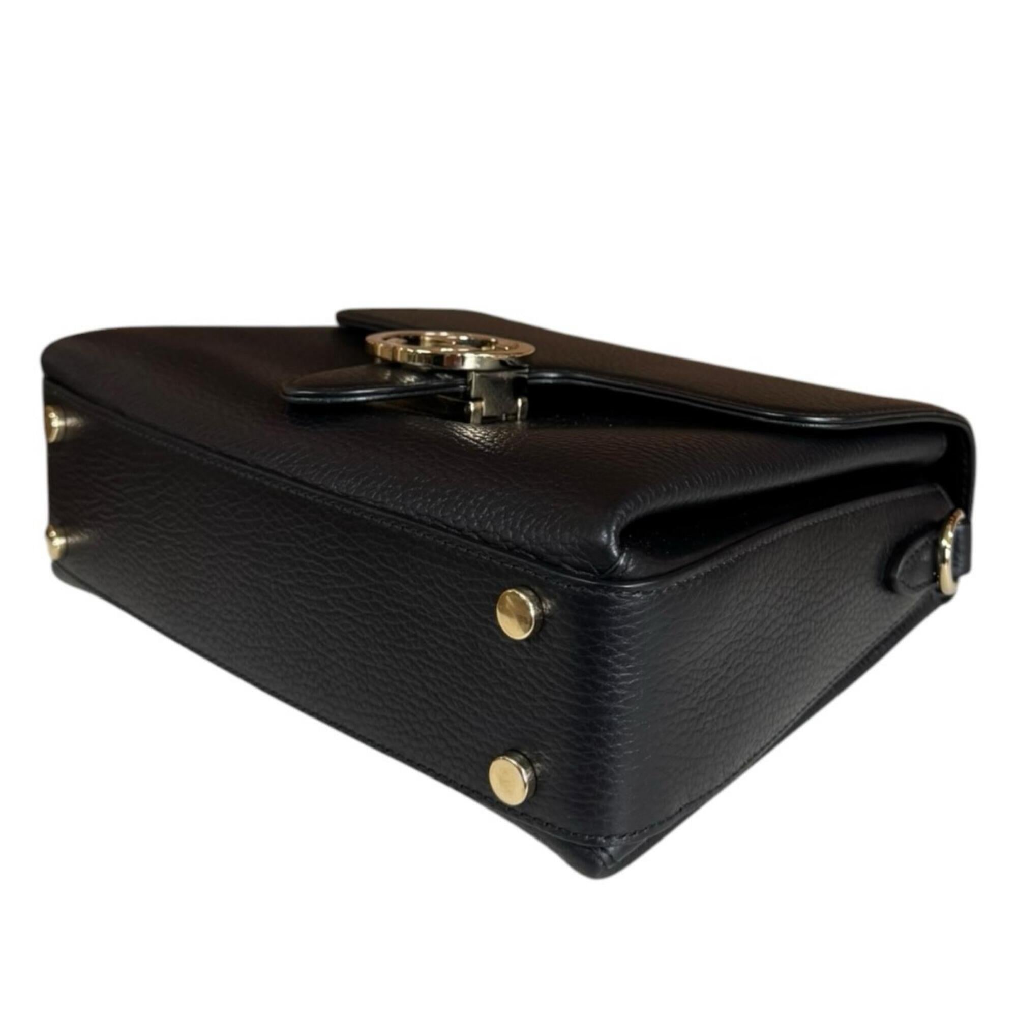 Gucci Black Leather Shoulder Bag (Pre-Owned)