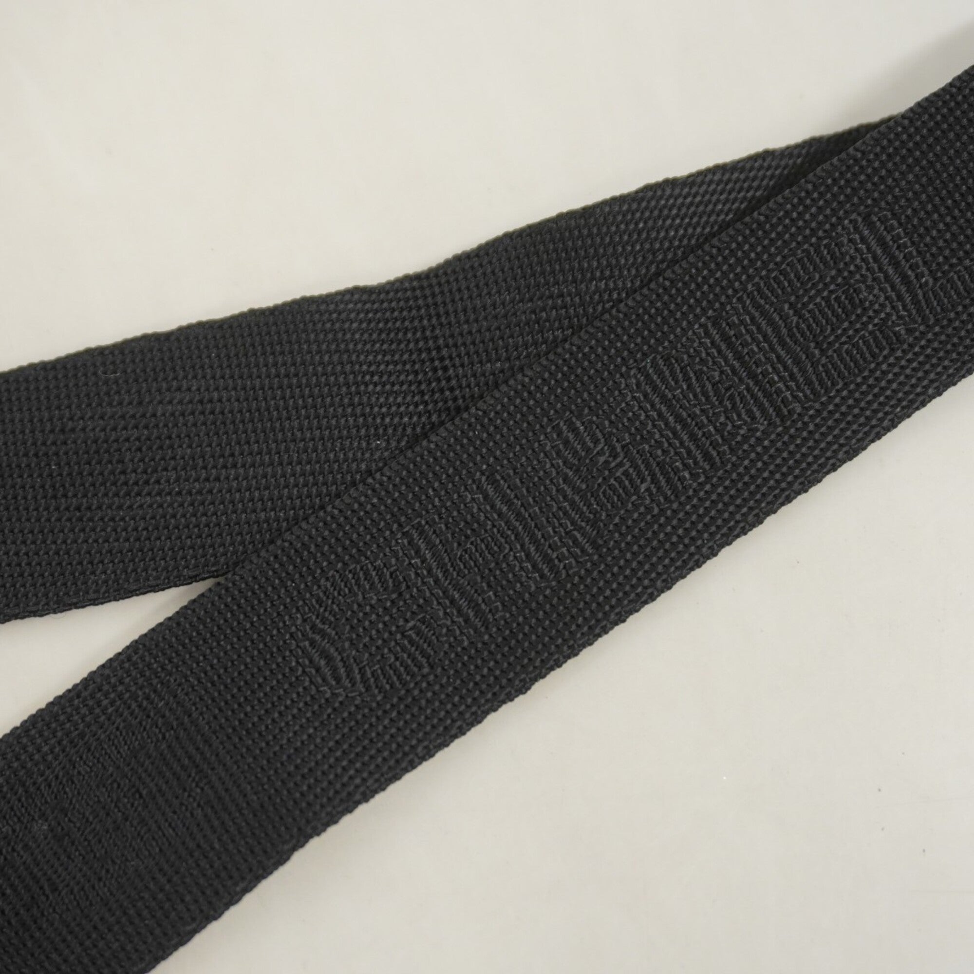 Chanel Black Ivory Nylon Shoulder Bag (Pre-Owned)
