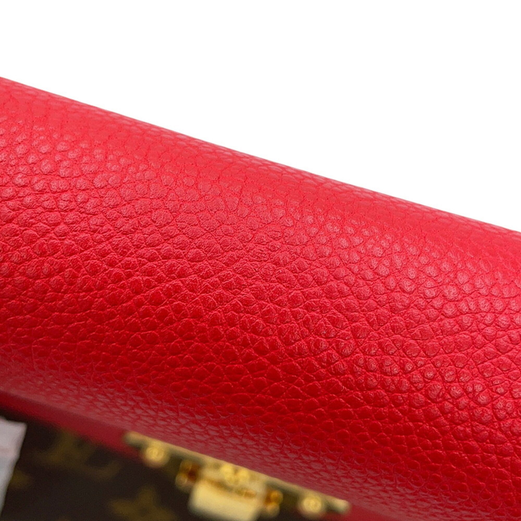 Louis Vuitton Monogram Red Color Monogram Handbag Shoulder Bag (Pre-Owned)