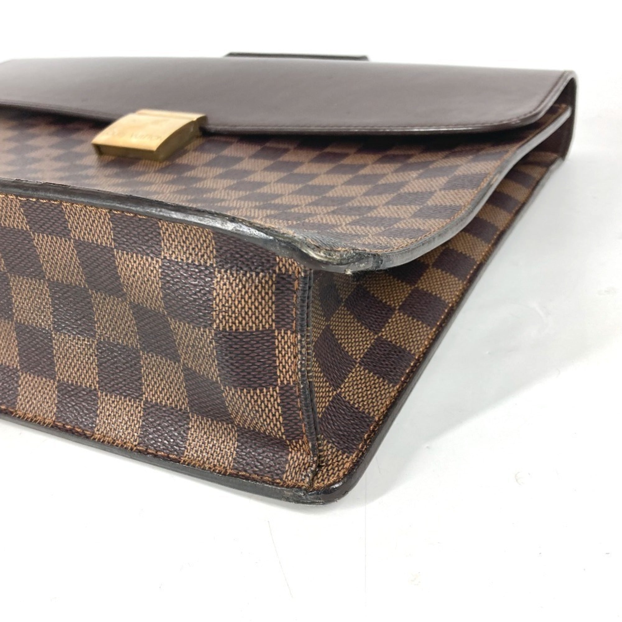 Louis Vuitton Brown Ebene Damier Canvas Briefcase (Pre-Owned)