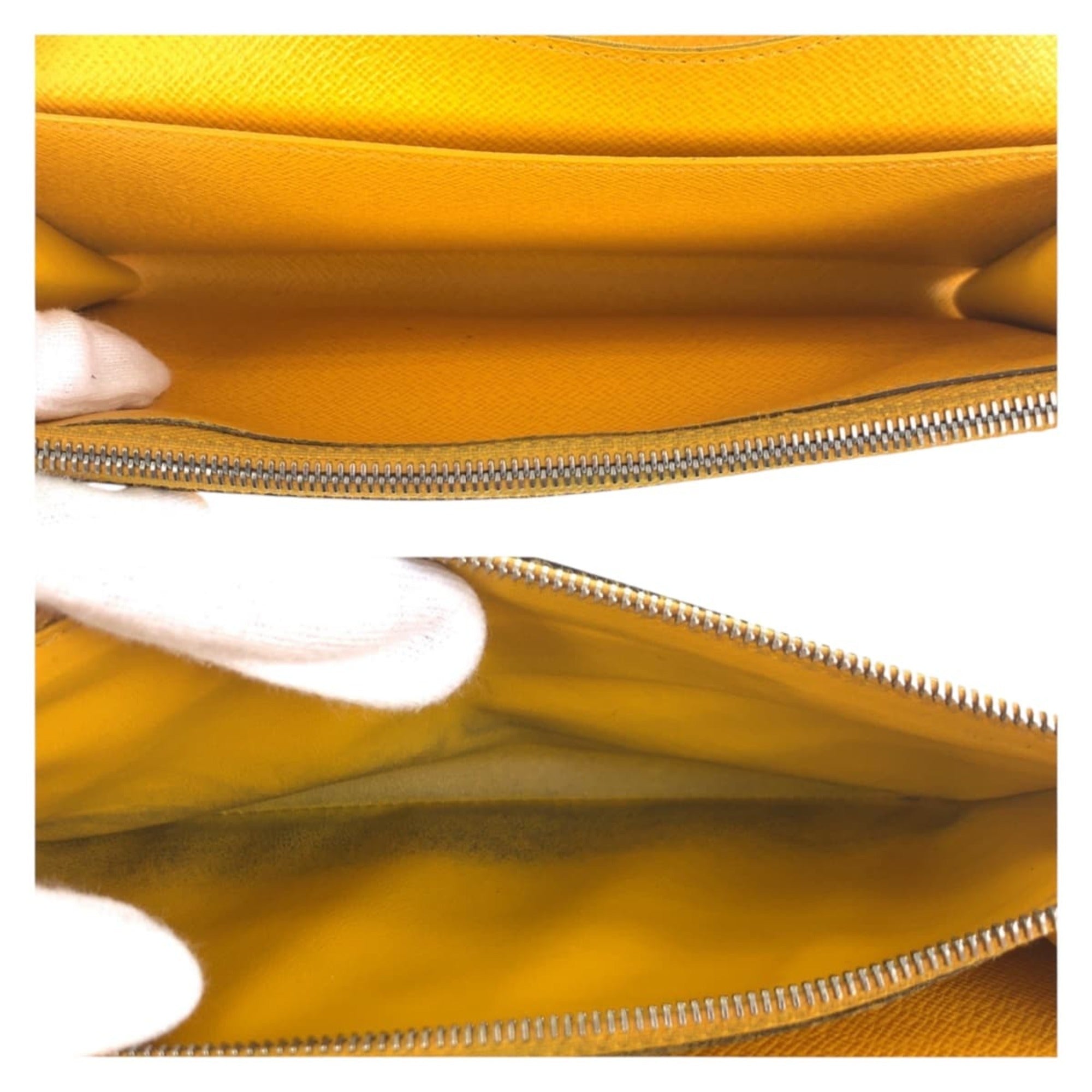 Louis Vuitton Yellow Epi Leather Long Wallet (Bi-Fold) (Pre-Owned)