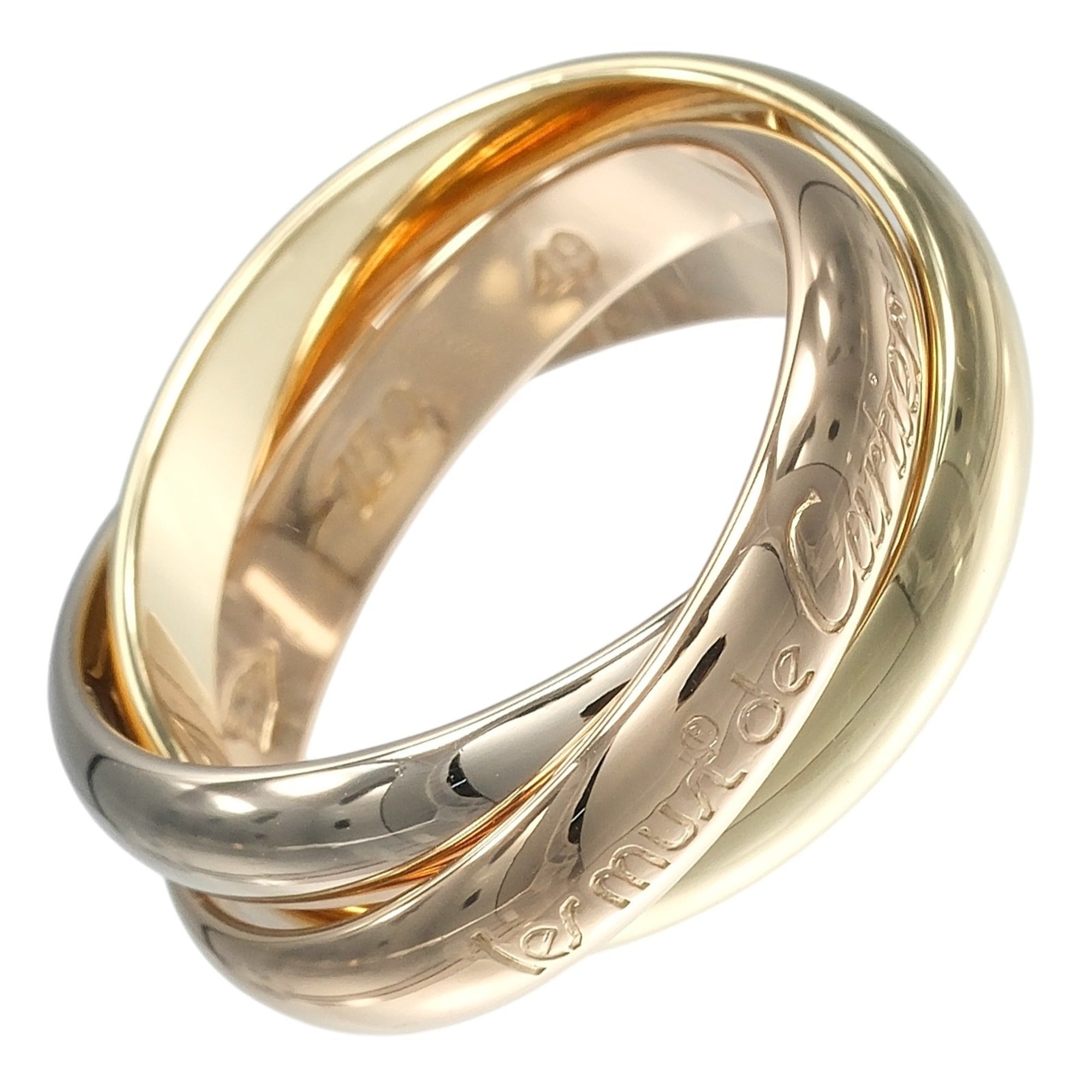 Cartier Yellow Gold (18K) Pink Gold (18K) White Gold (18K) Band Ring (Pre-Owned)