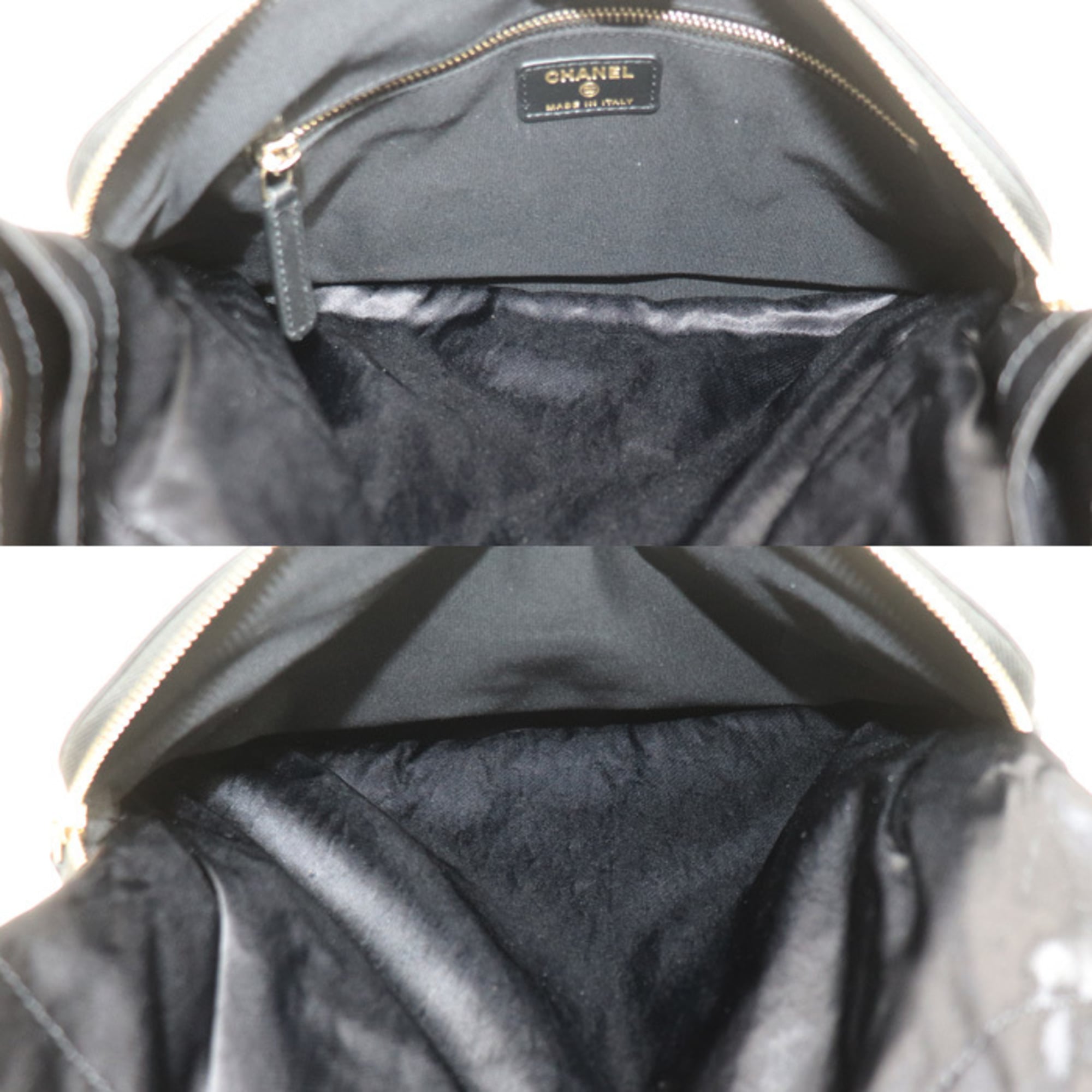 Chanel Black Nylon Pouch Tote Bag (Pre-Owned)