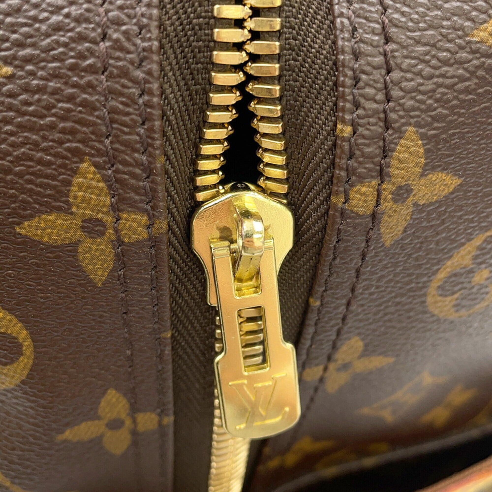 Louis Vuitton Monogram Brown Monogram Boston Bag Handbag (Pre-Owned)