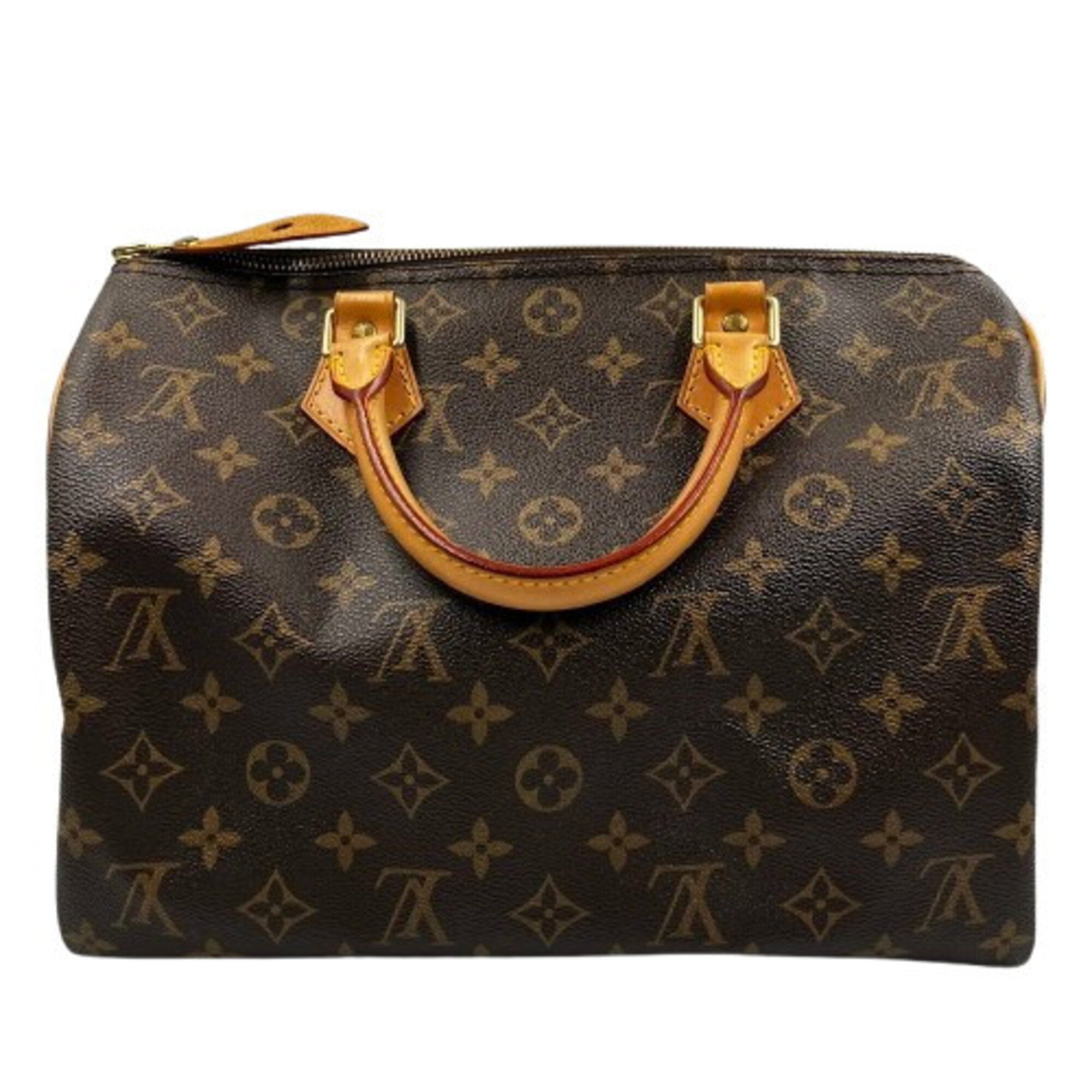 Louis Vuitton Brown Pvc Boston Bag Handbag (Pre-Owned)
