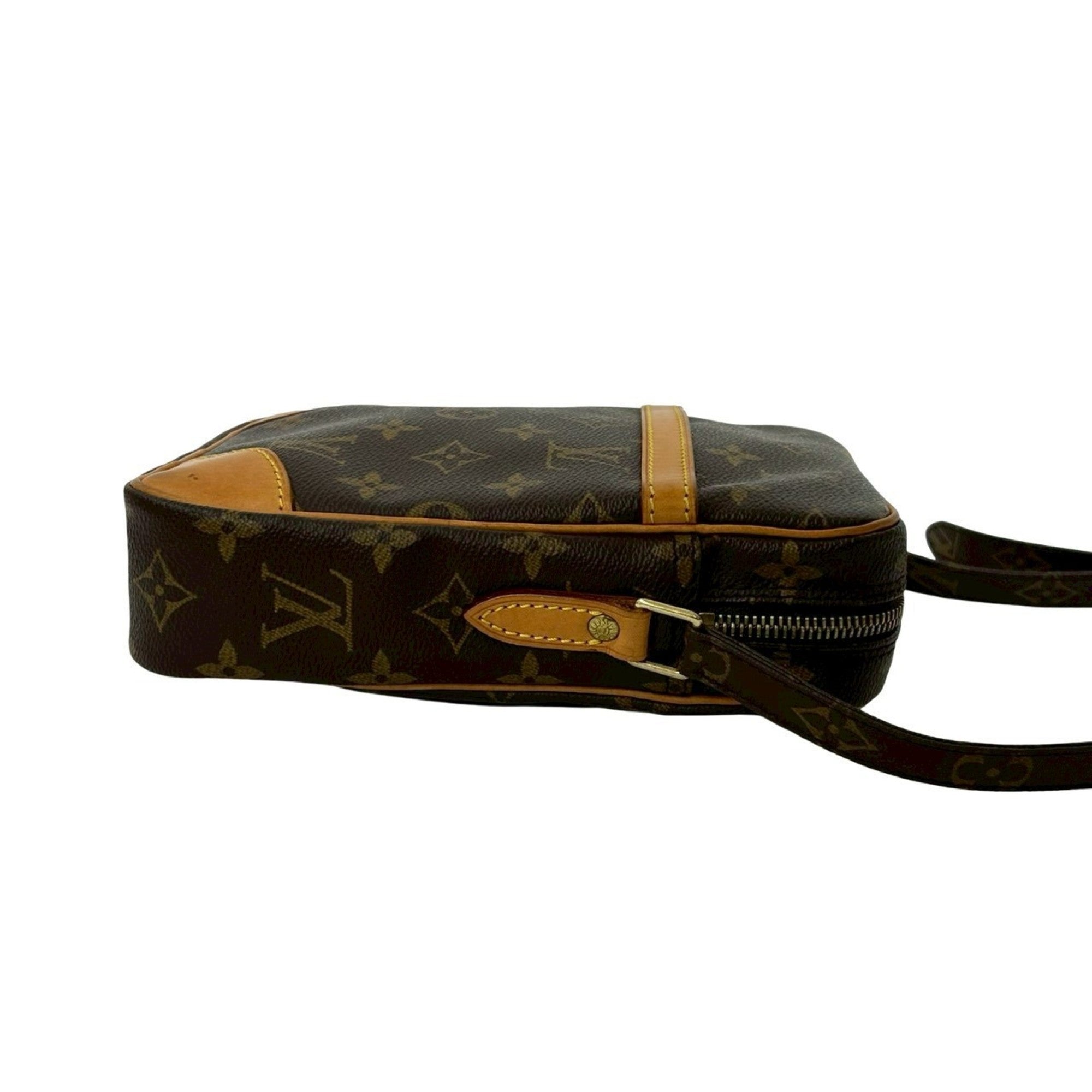 Louis Vuitton Brown Leather Pvc Pochette Shoulder Bag (Pre-Owned)