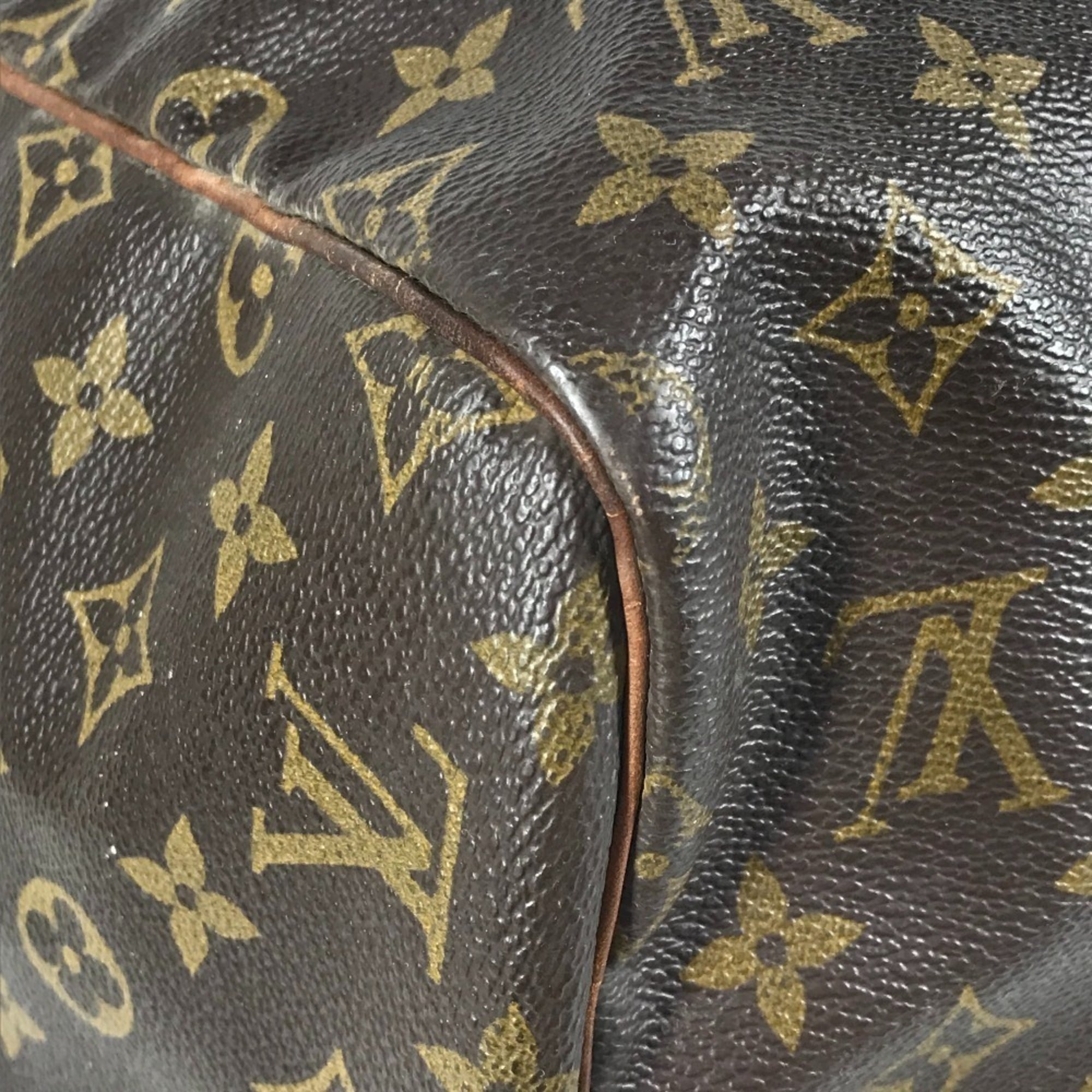 Louis Vuitton Brown Monogram Monogram Boston Bag Handbag (Pre-Owned)