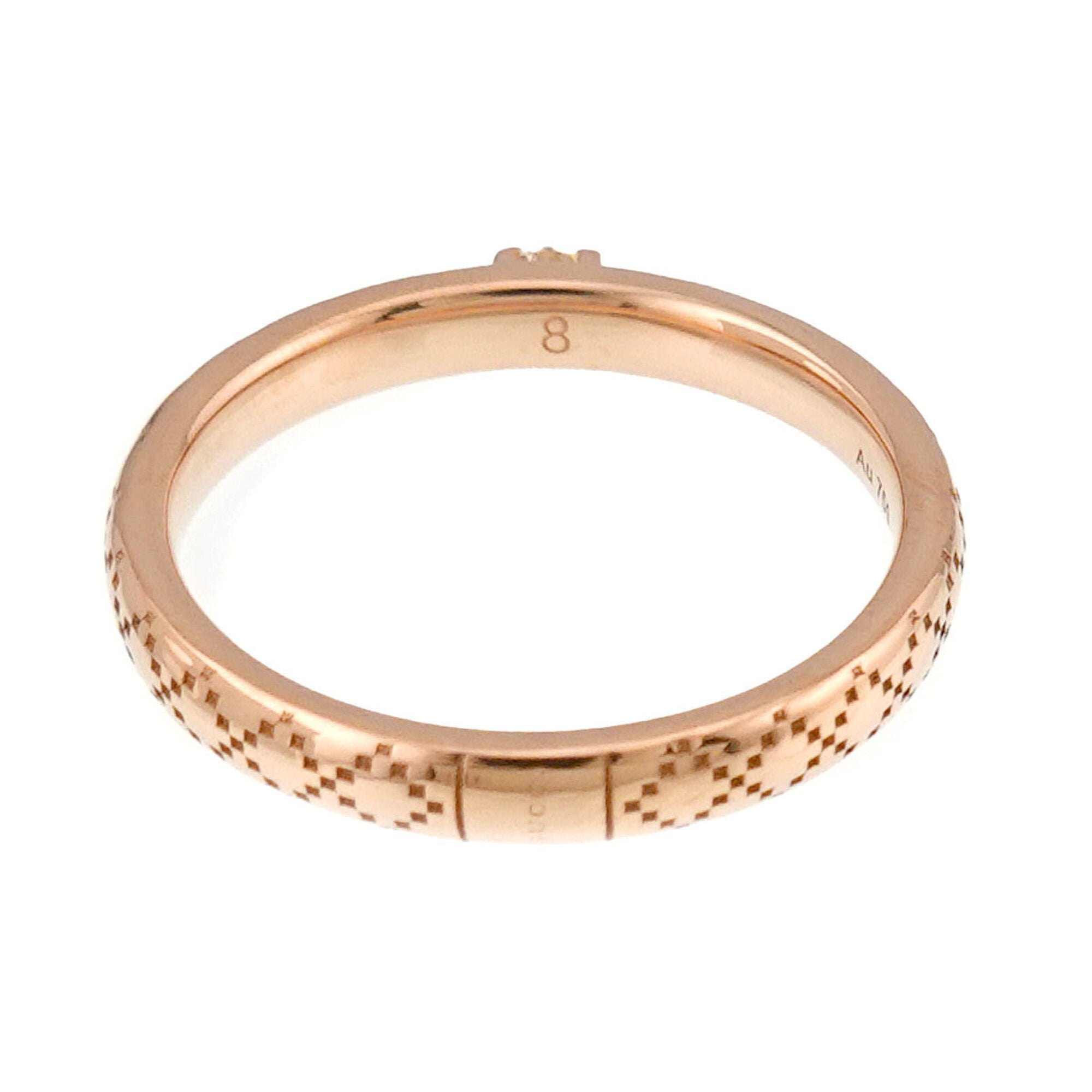 Gucci Pink Gold (18K) Band Ring (Pre-Owned)