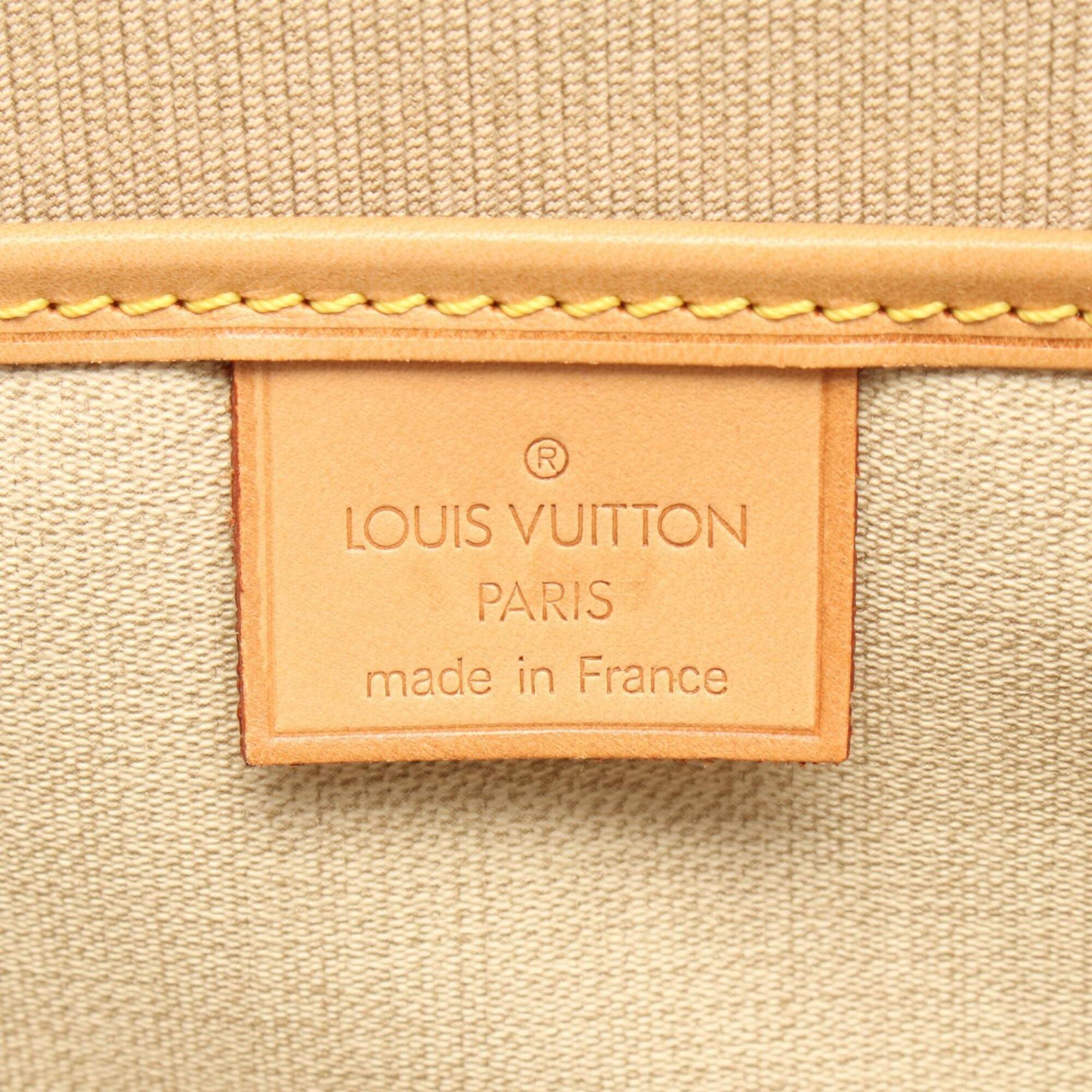 Louis Vuitton Brown Coated Canvas Pvc Monogram Leather Handbag (Pre-Owned)