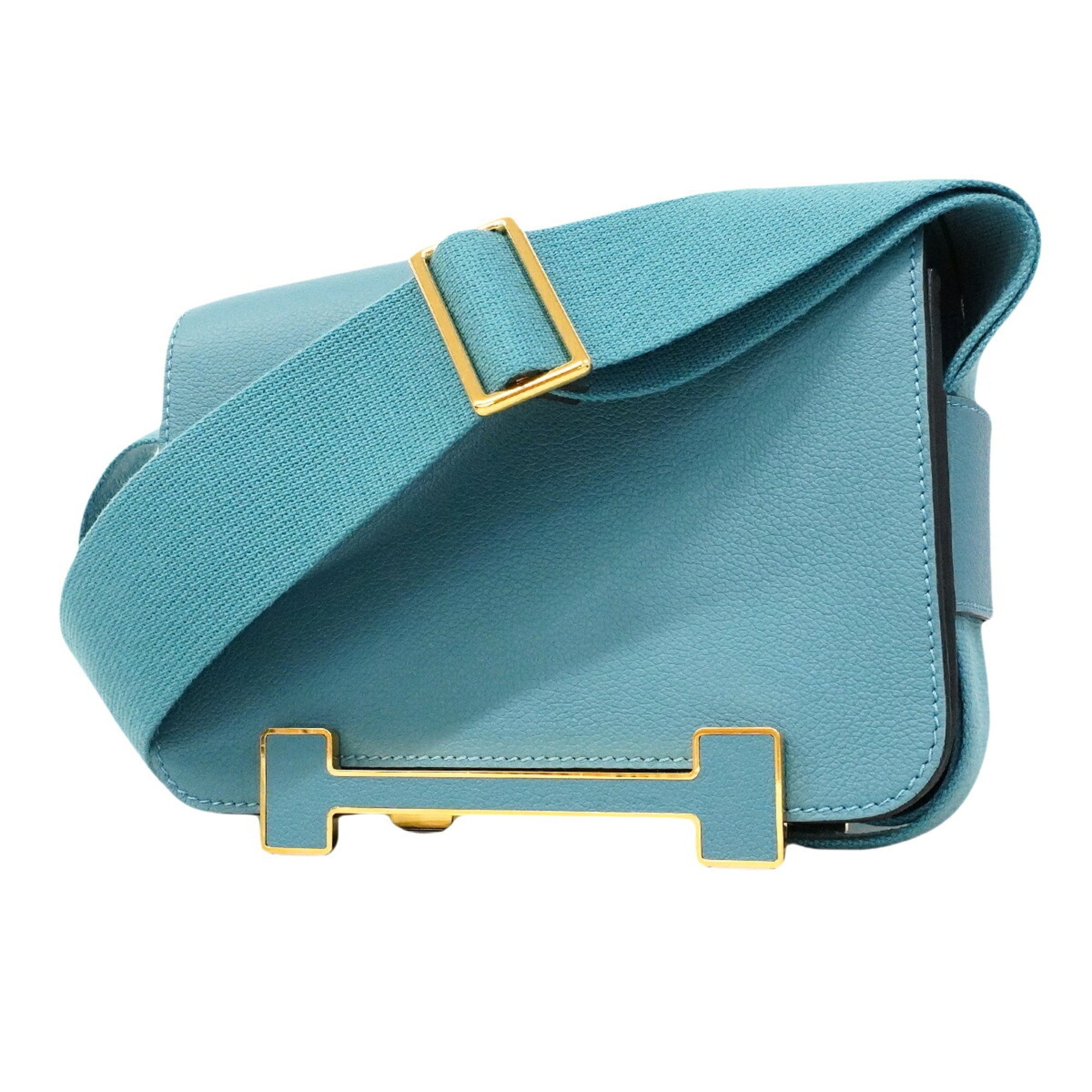 Hermes Blue Shoulder Bag (Pre-Owned)