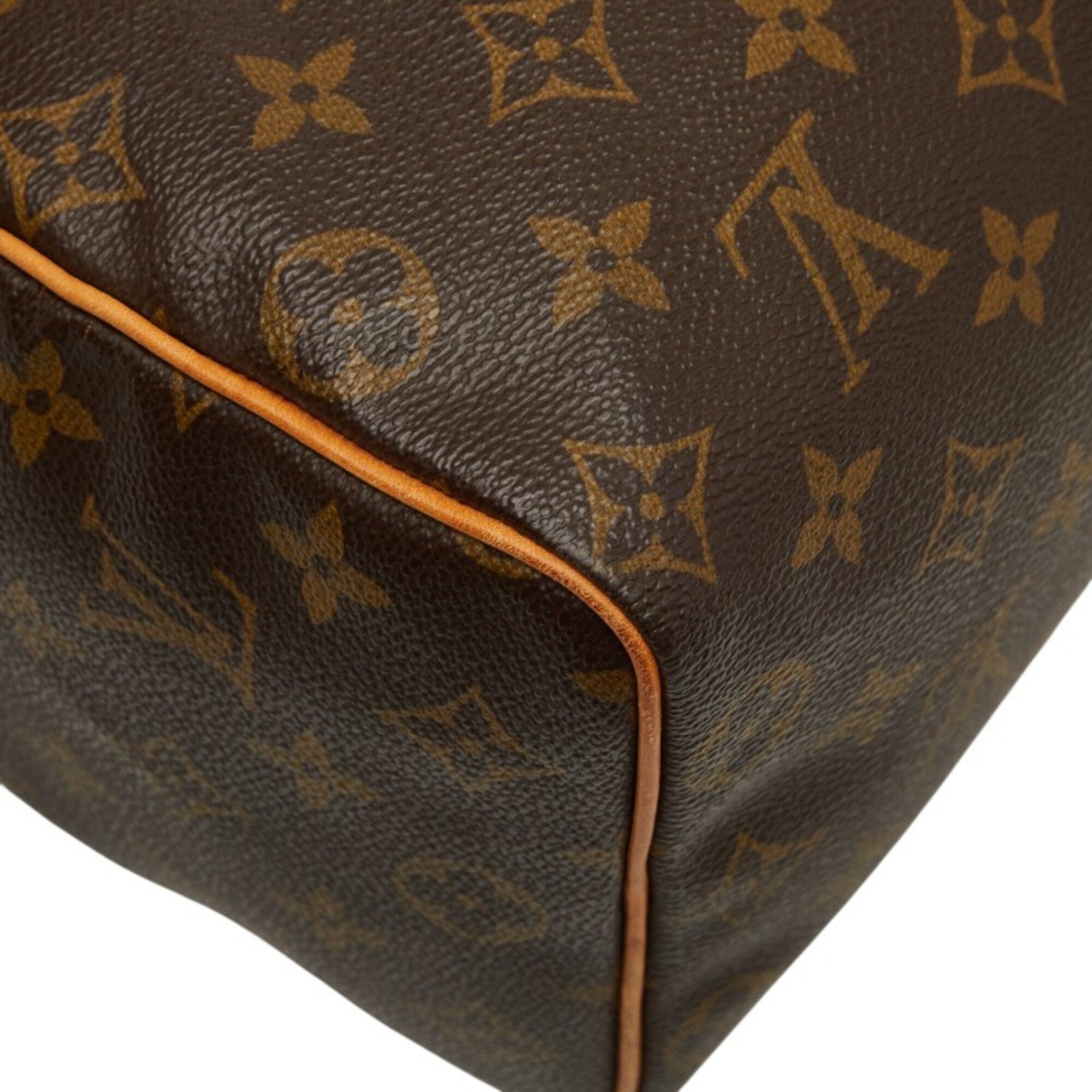 Louis Vuitton Brown Monogram Pvc Leather Boston Bag Handbag (Pre-Owned)