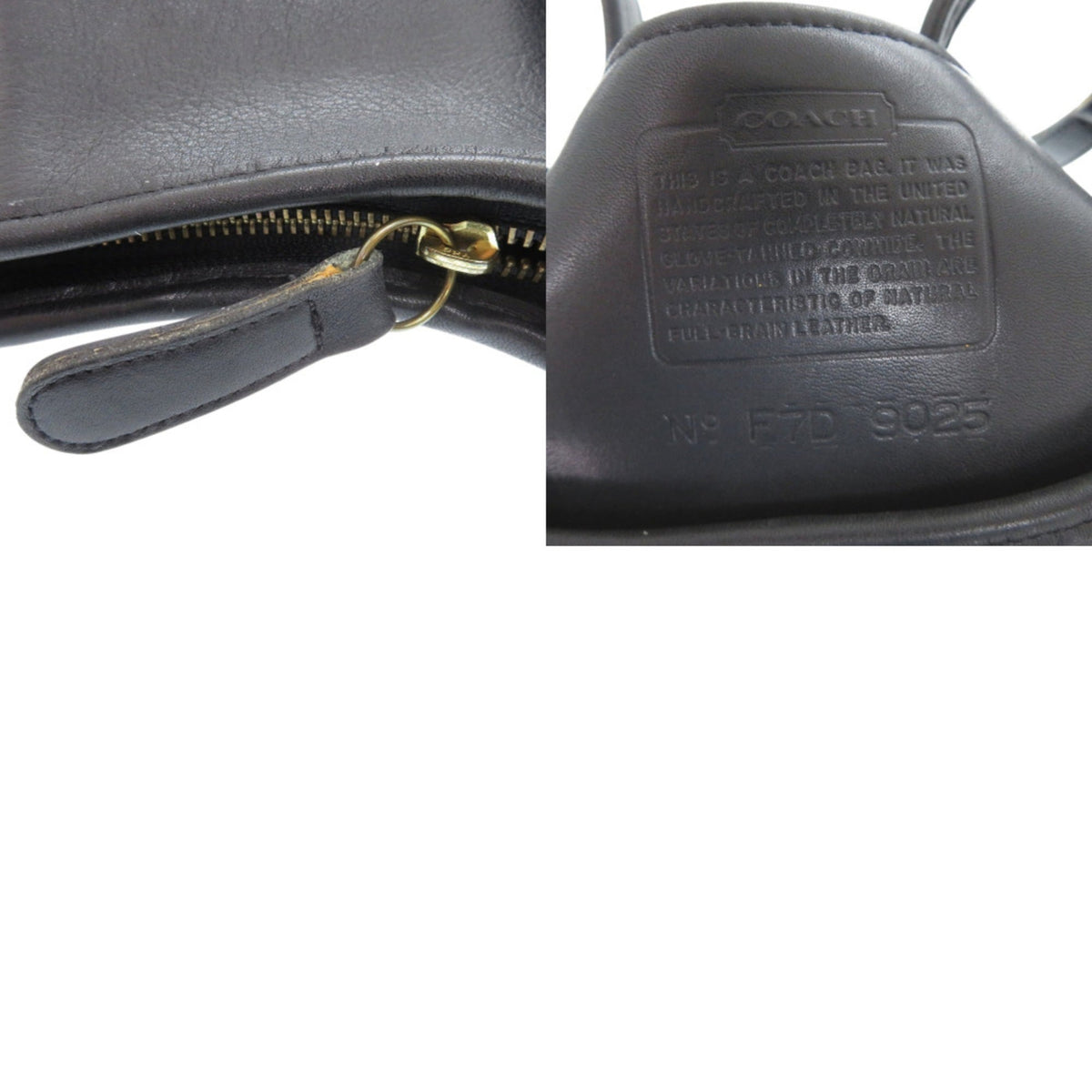 Coach Black Leather Shoulder Bag (Pre-Owned)