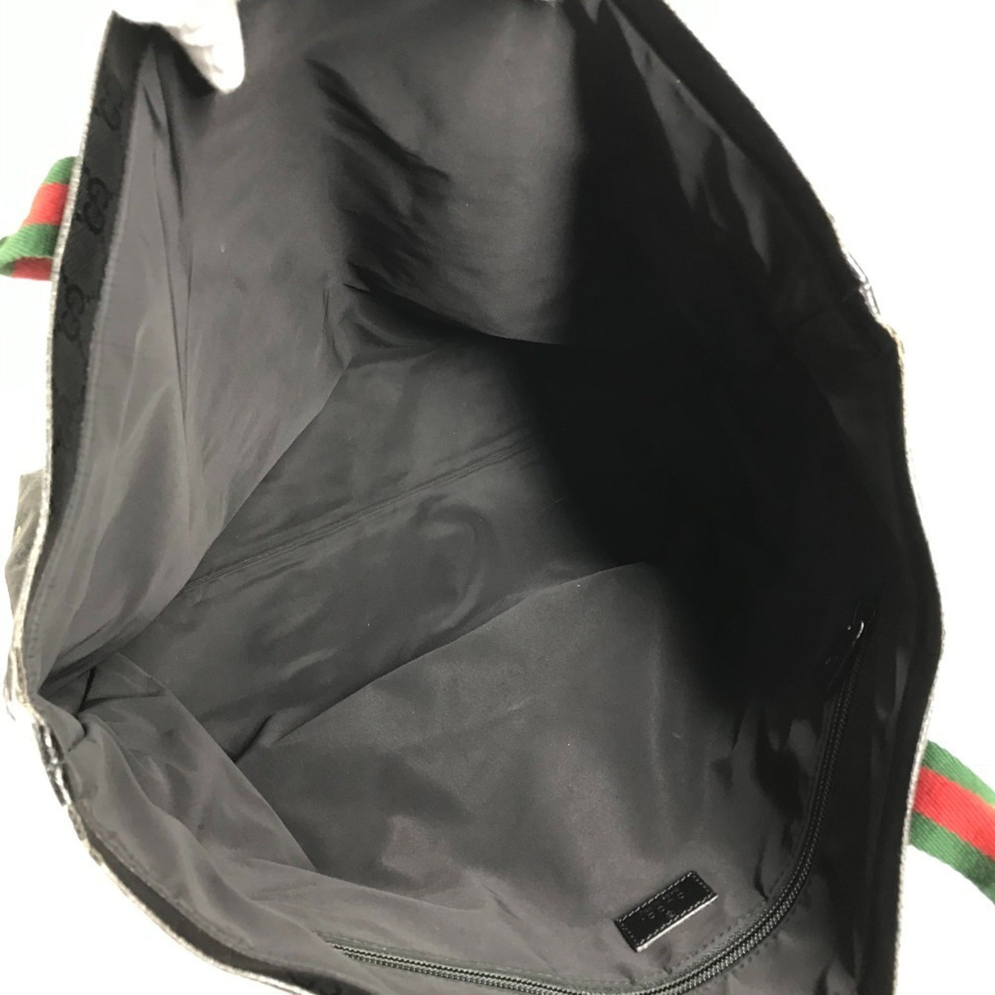 Gucci Black Coated Canvas Handbag Tote Bag (Pre-Owned)