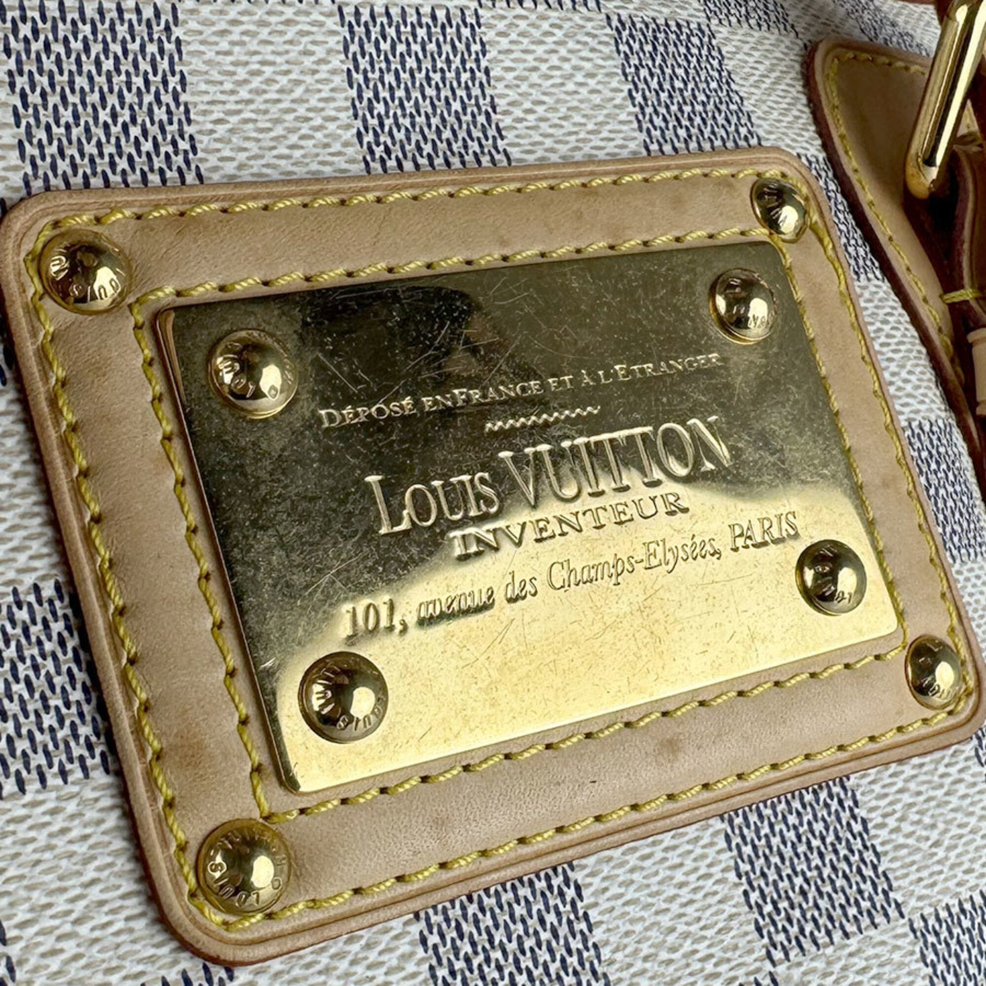 Louis Vuitton Damier Azur Damier Azur Handbag (Pre-Owned)