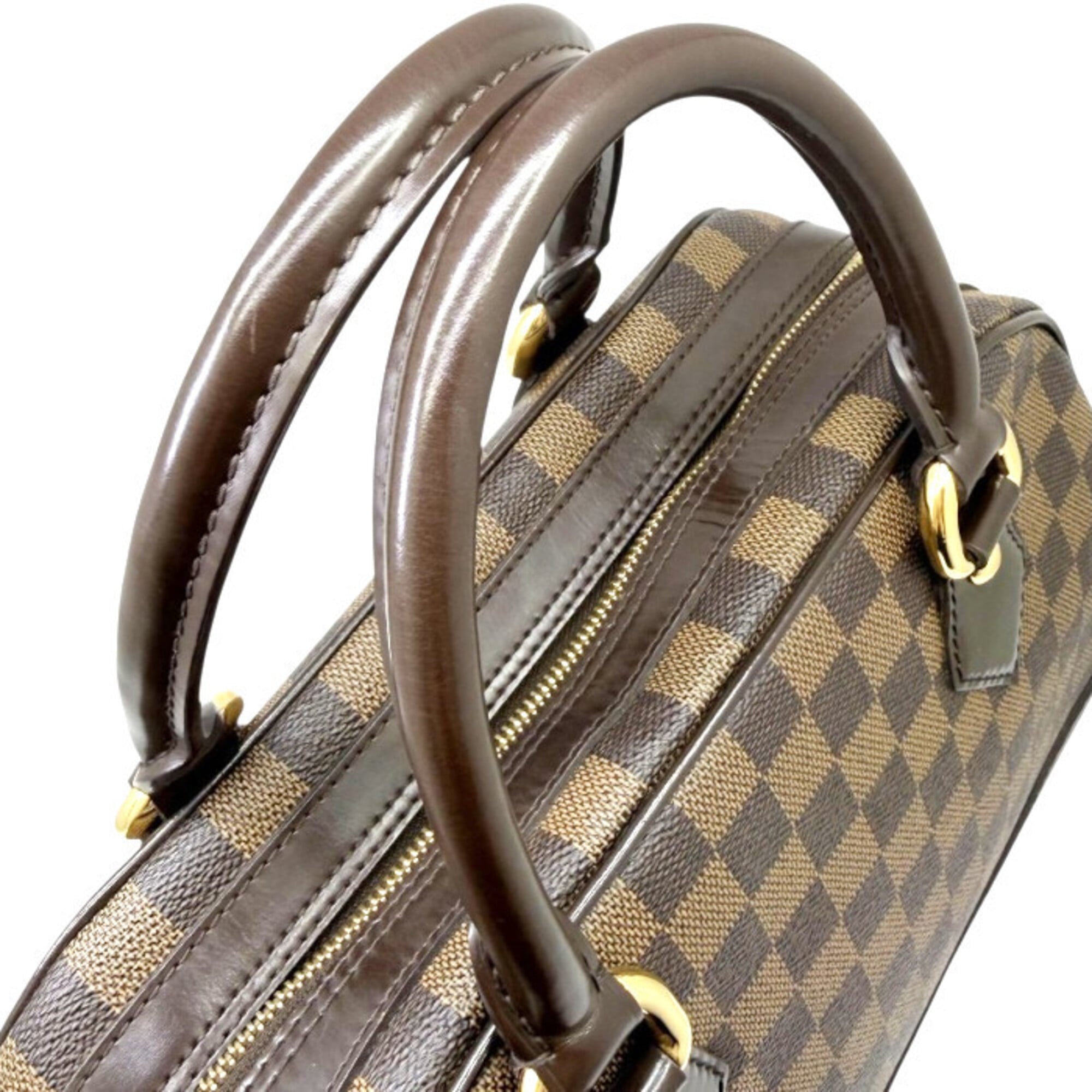 Louis Vuitton Brown Damier Canvas Boston Bag Handbag (Pre-Owned)