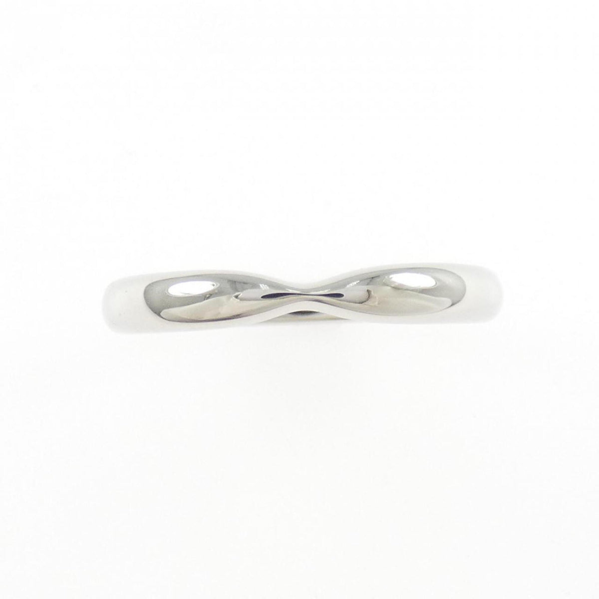 Tiffany Platinum Platinum 950 Band Ring (Pre-Owned)