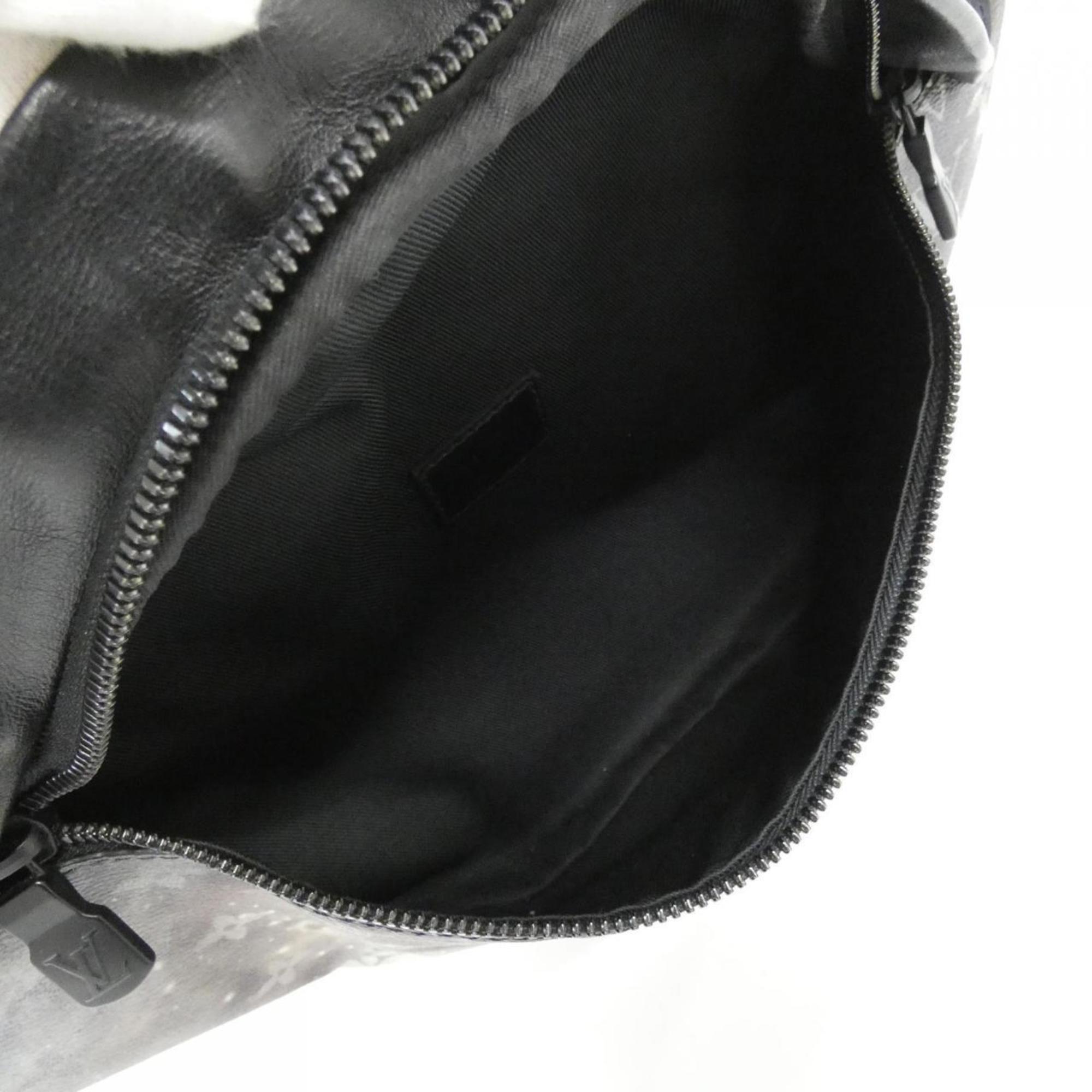 Louis Vuitton Black Coated Canvas Shoulder Bag (Pre-Owned)