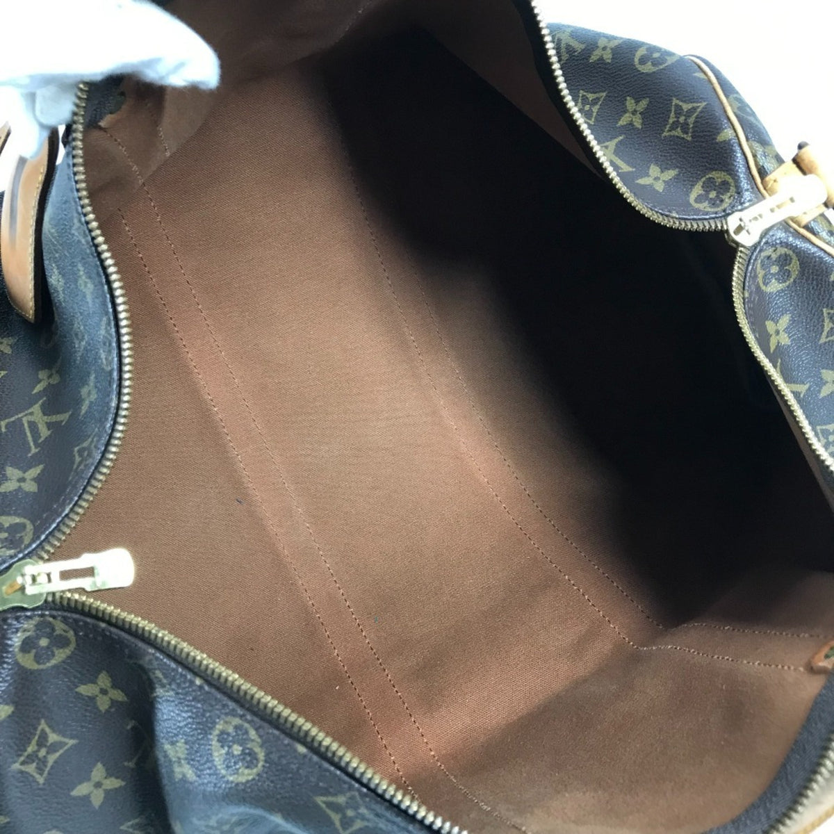 Louis Vuitton Brown Monogram Boston Bag Handbag (Pre-Owned)