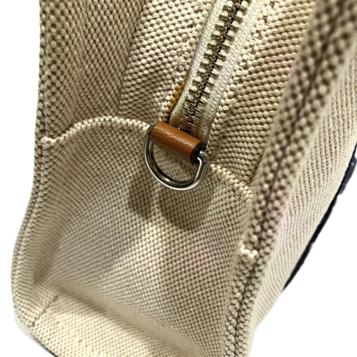 Tory Burch Beige Canvas Tote Bag (Pre-Owned)