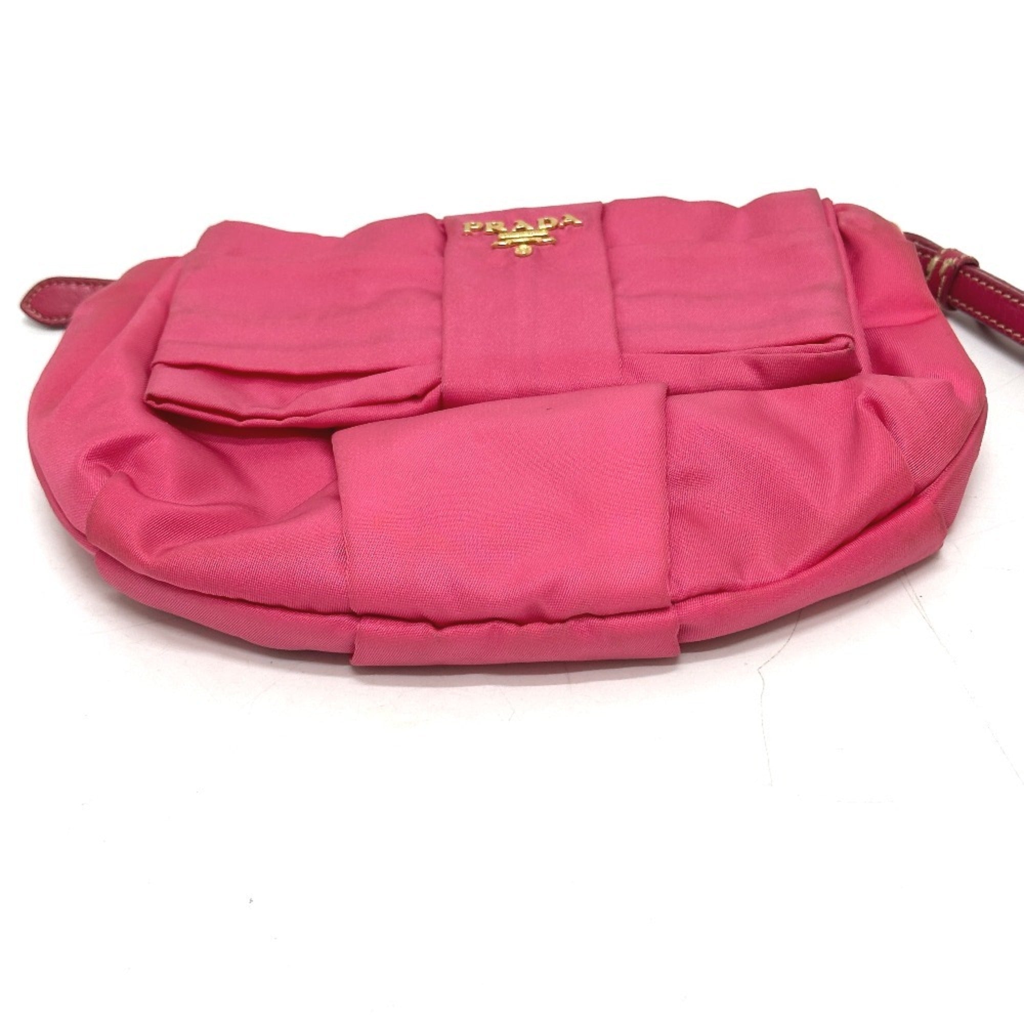 Prada Pink Nylon Pouch (Pre-Owned)