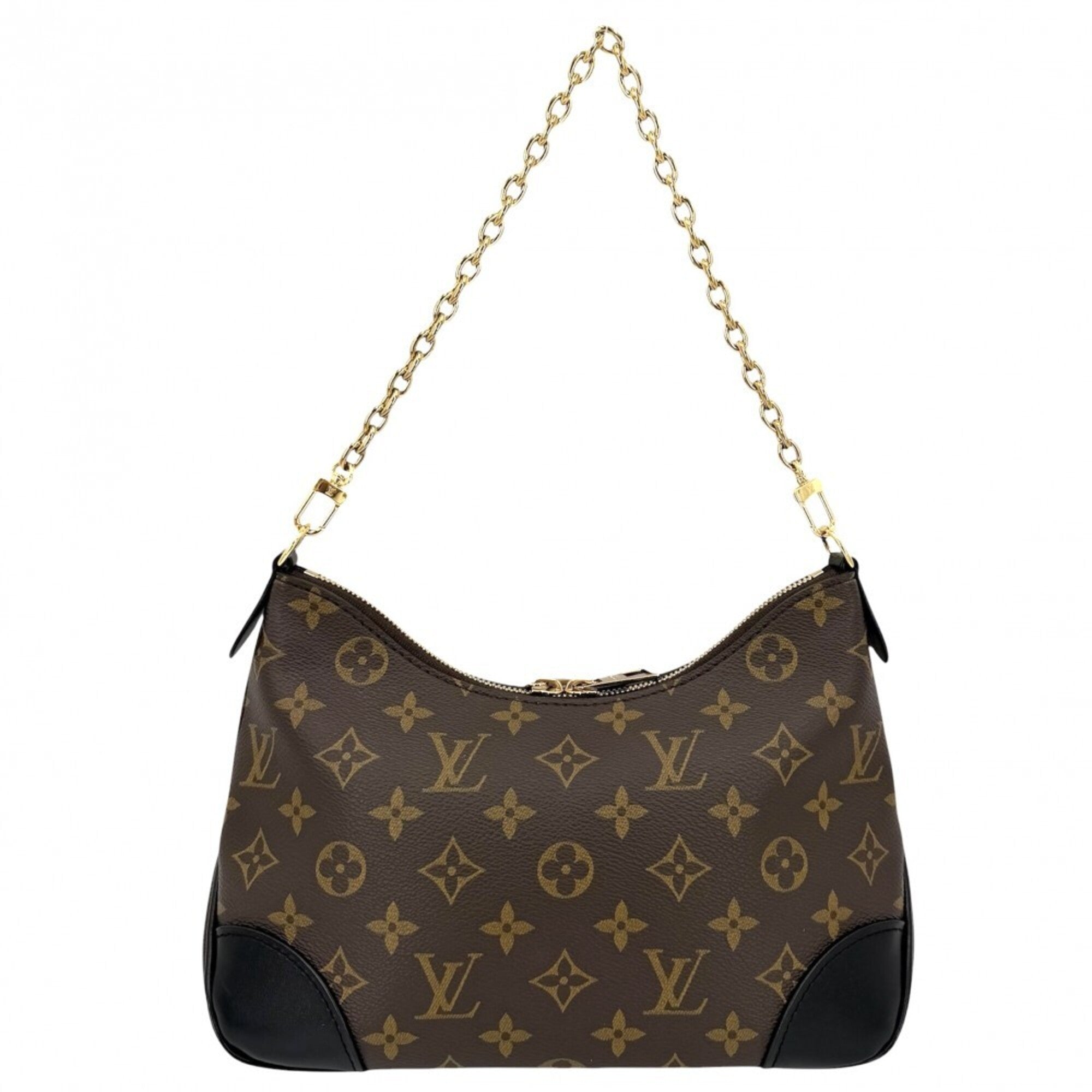 Louis Vuitton Brown Noir Monogram Handbag Shoulder Bag (Pre-Owned)