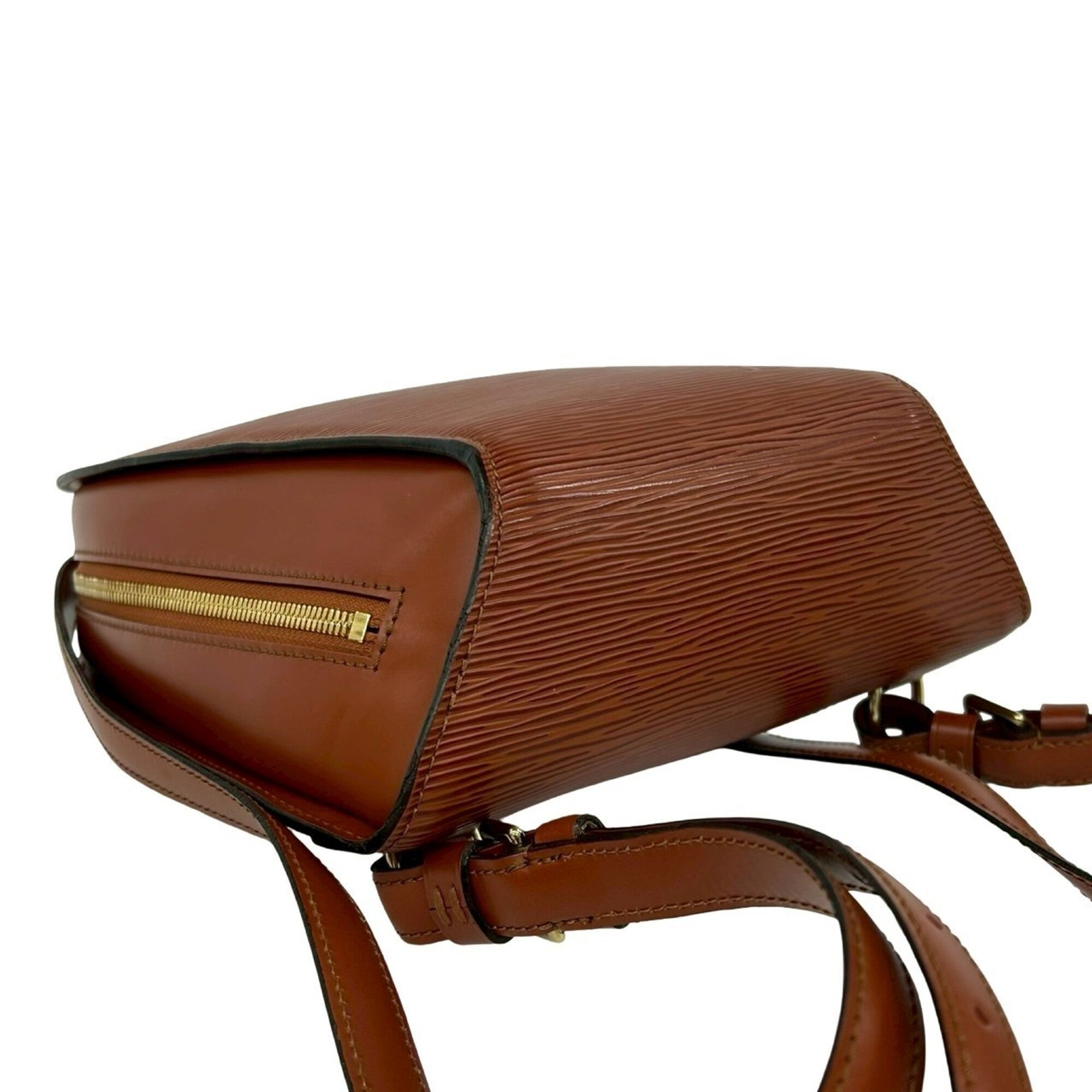 Louis Vuitton Brown Leather Backpack (Pre-Owned)