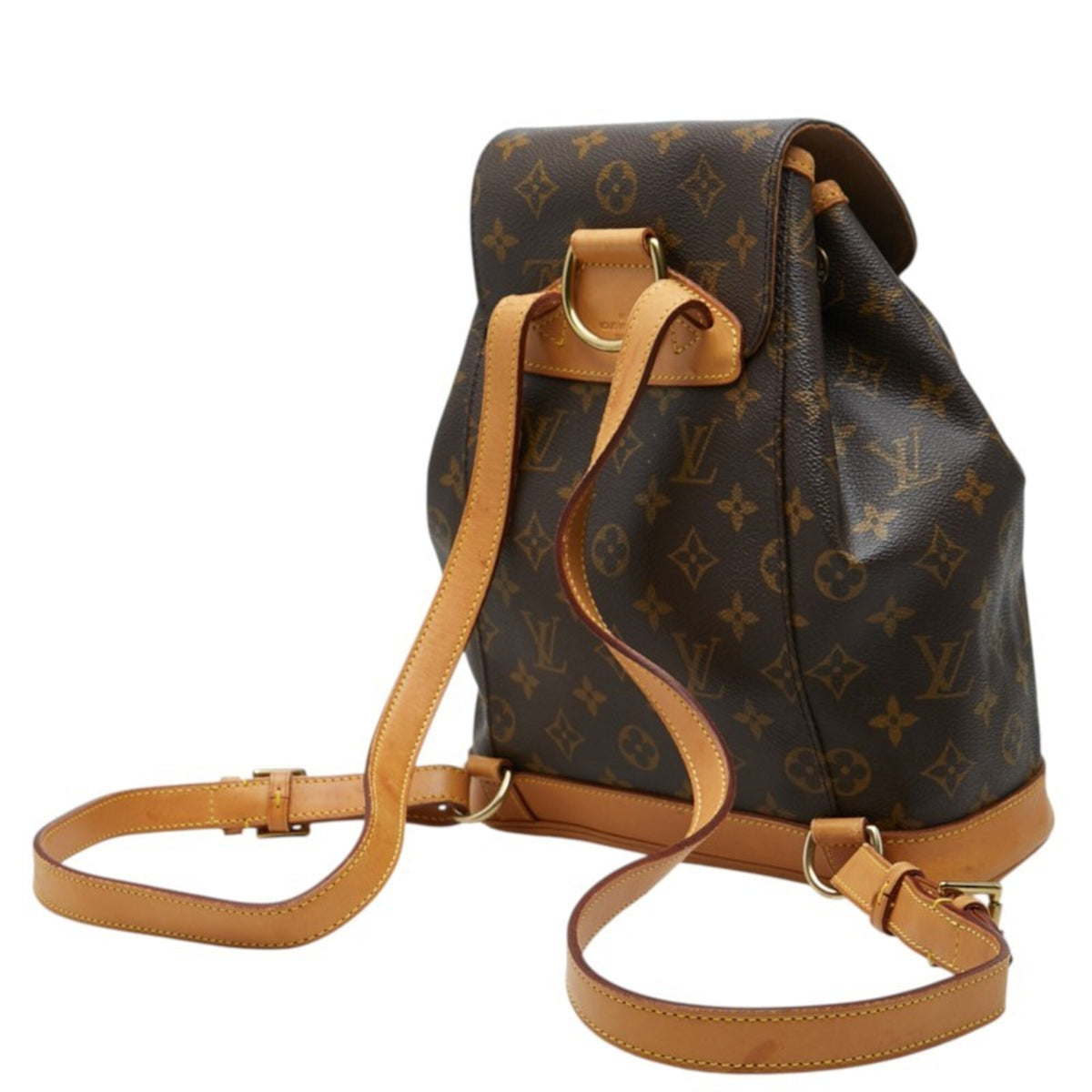 Louis Vuitton Brown Pvc Leather Backpack (Pre-Owned)