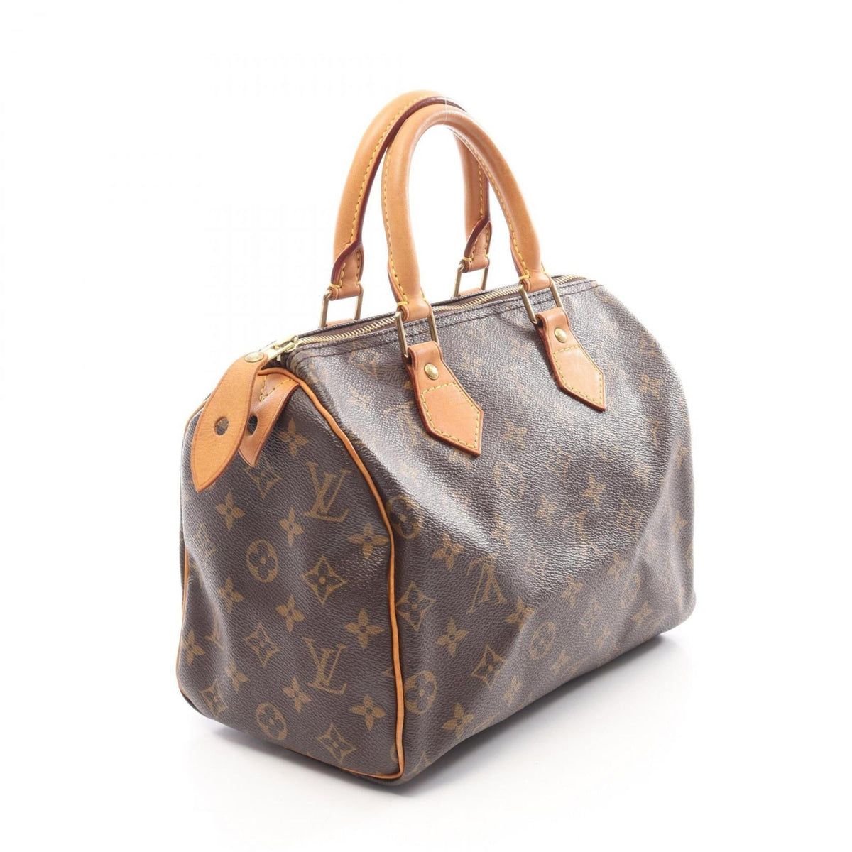 Louis Vuitton Brown Coated Canvas Pvc Monogram Leather Handbag (Pre-Owned)