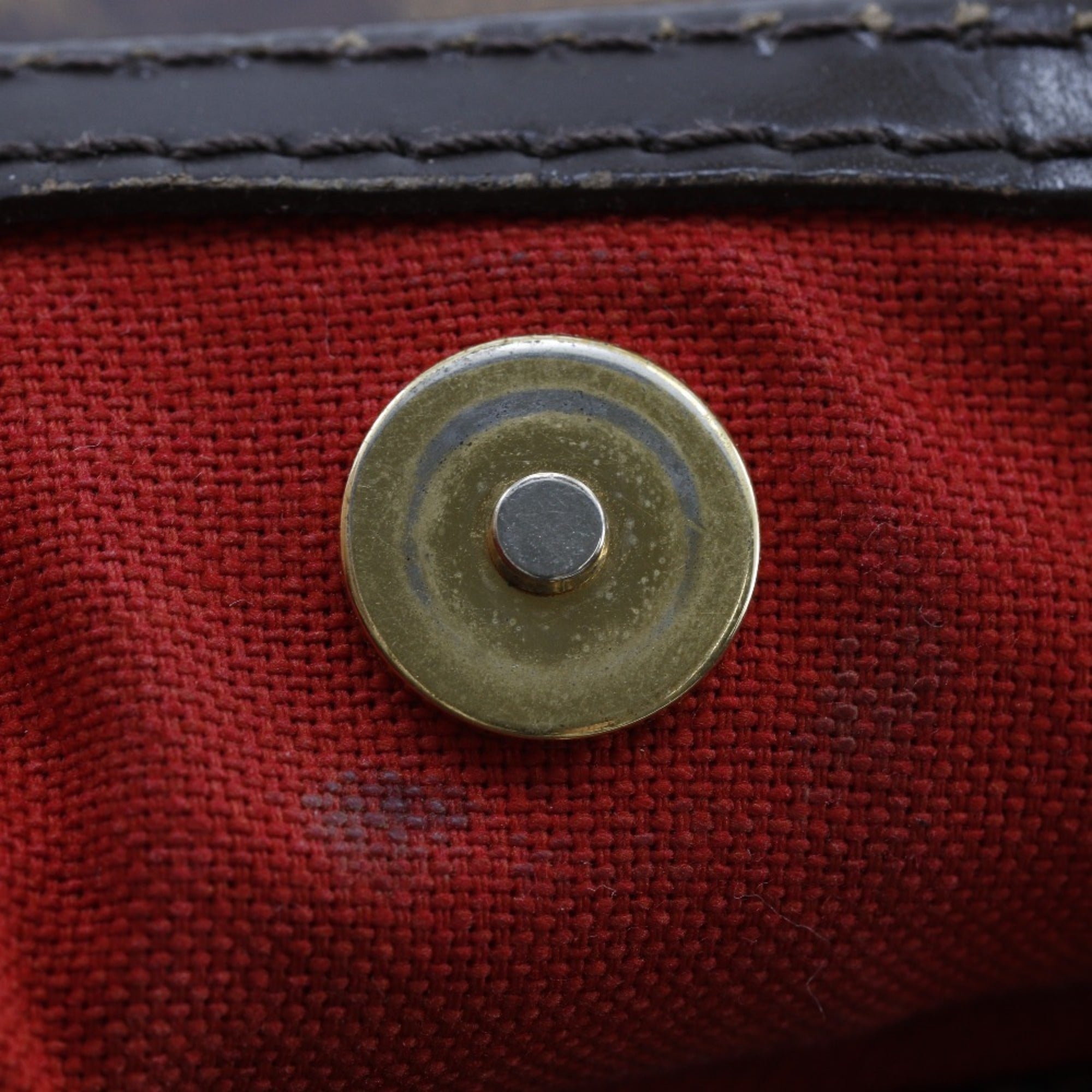 Louis Vuitton Brown Damier Canvas Shoulder Bag (Pre-Owned)