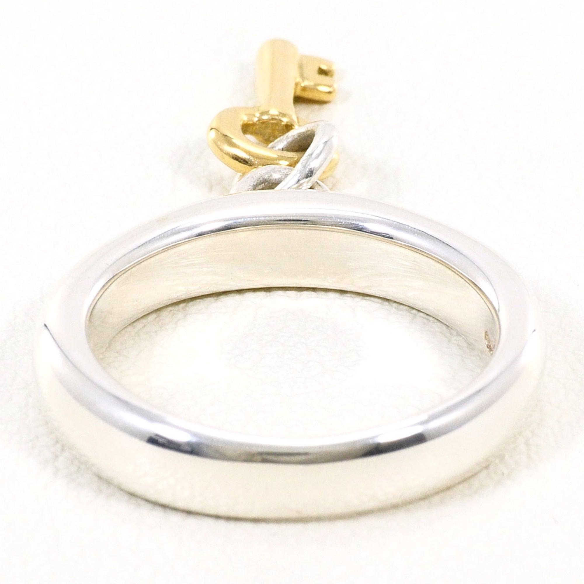 Tiffany Yellow Gold (18K) Silver 925 Band Ring (Pre-Owned)