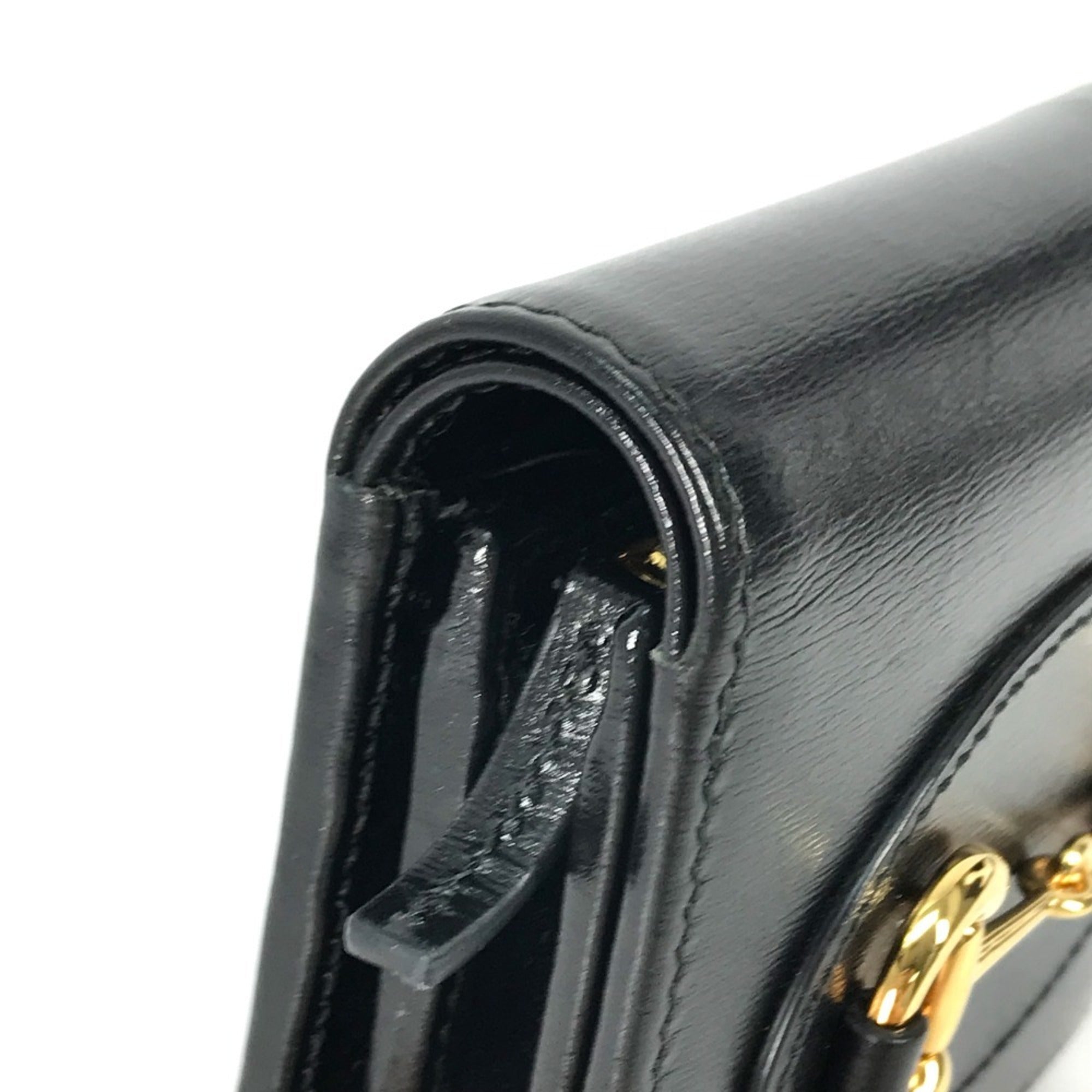 Gucci Black Leather Wallet (Bi-Fold) (Pre-Owned)