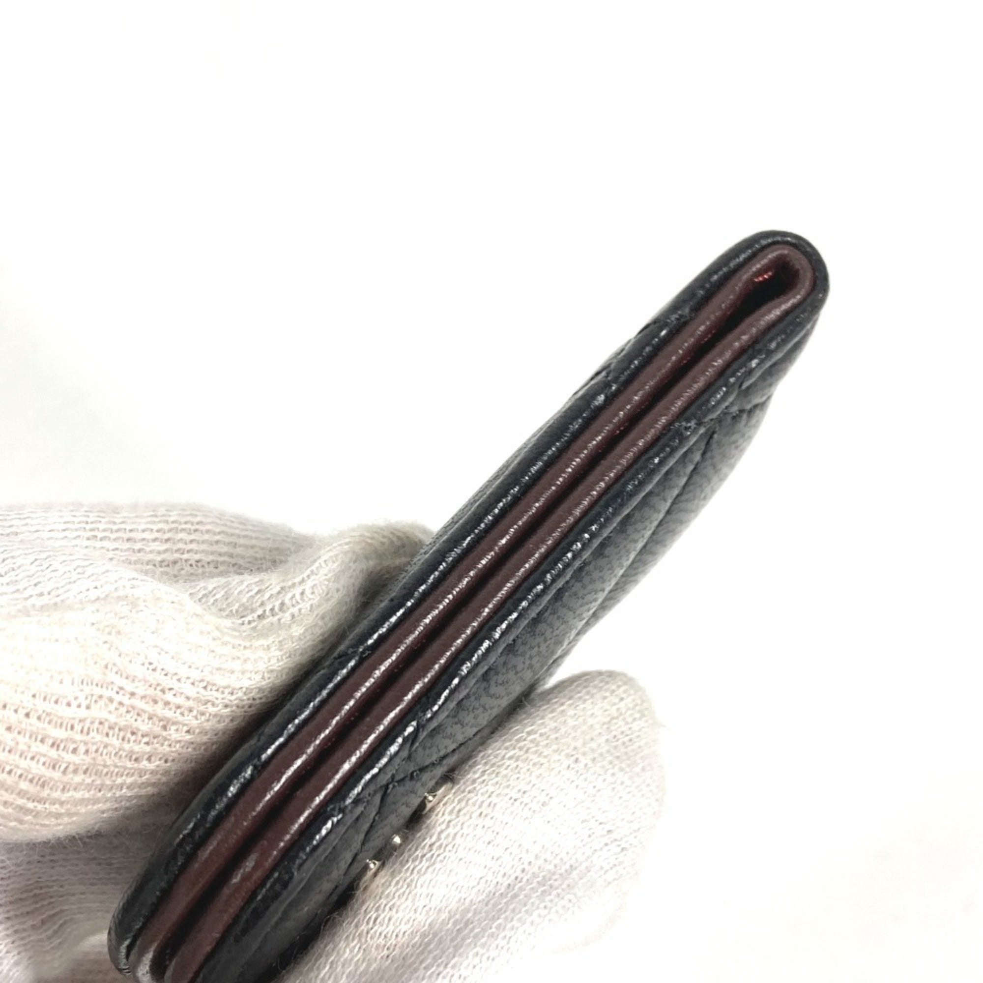 Chanel Black Leather Money Clip (Pre-Owned)