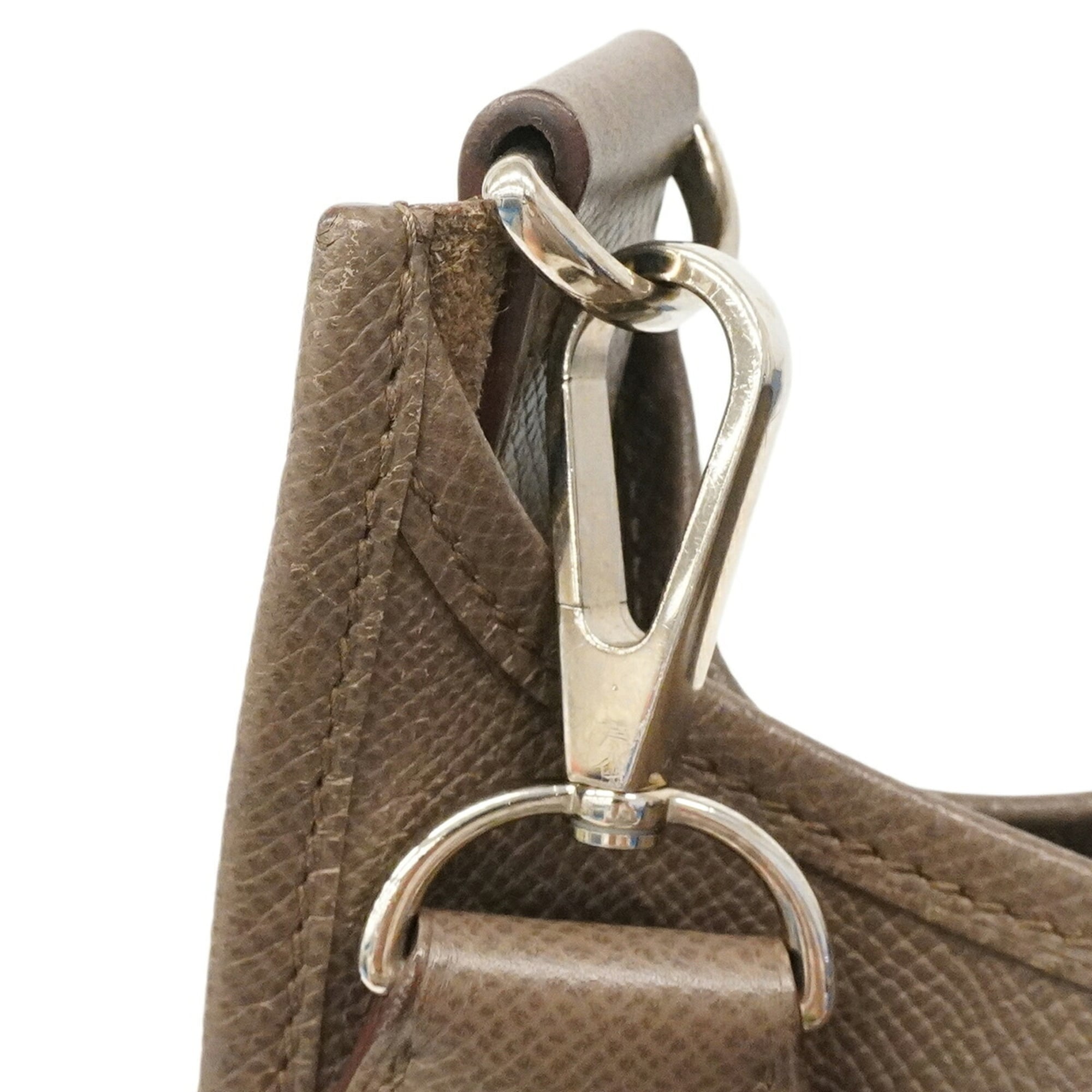 Hermes Etain Leather Shoulder Bag (Pre-Owned)
