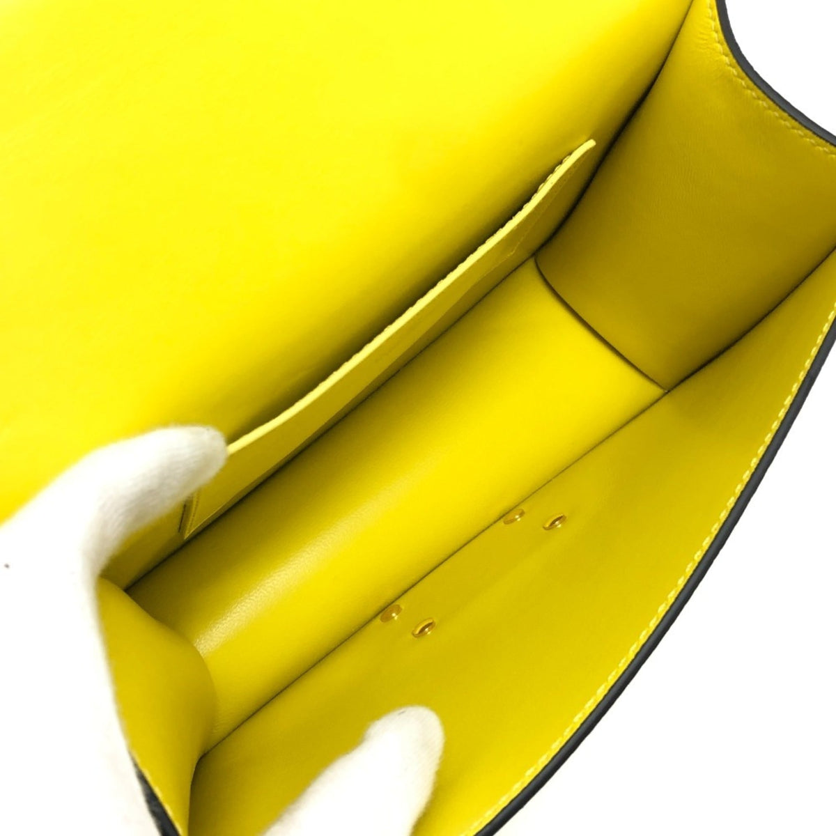 Valentino Yellow Leather Shoulder Bag (Pre-Owned)