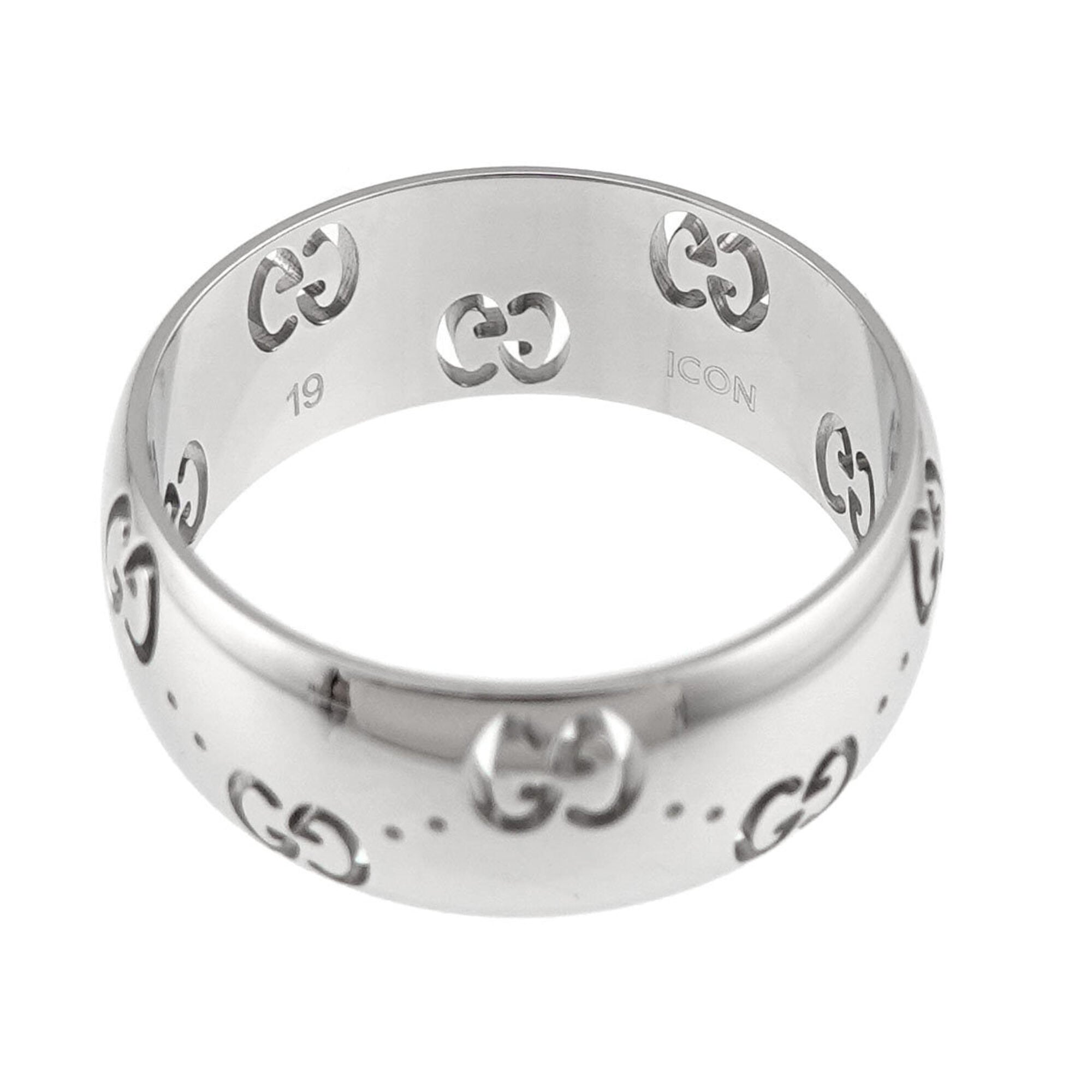 Gucci White Gold (18K) Band Ring (Pre-Owned)