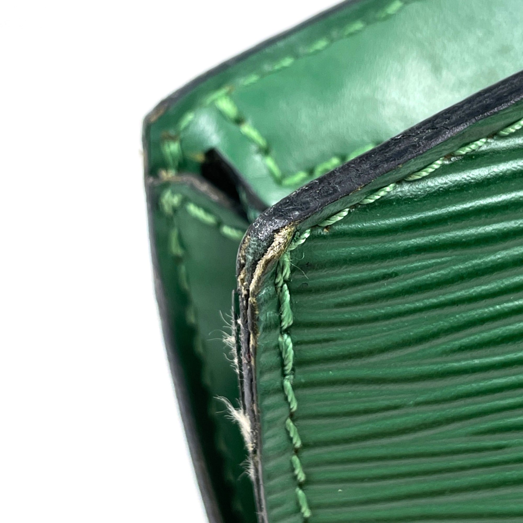 Louis Vuitton Borneo Green Epi Leather Shoulder Bag Tote Bag (Pre-Owned)